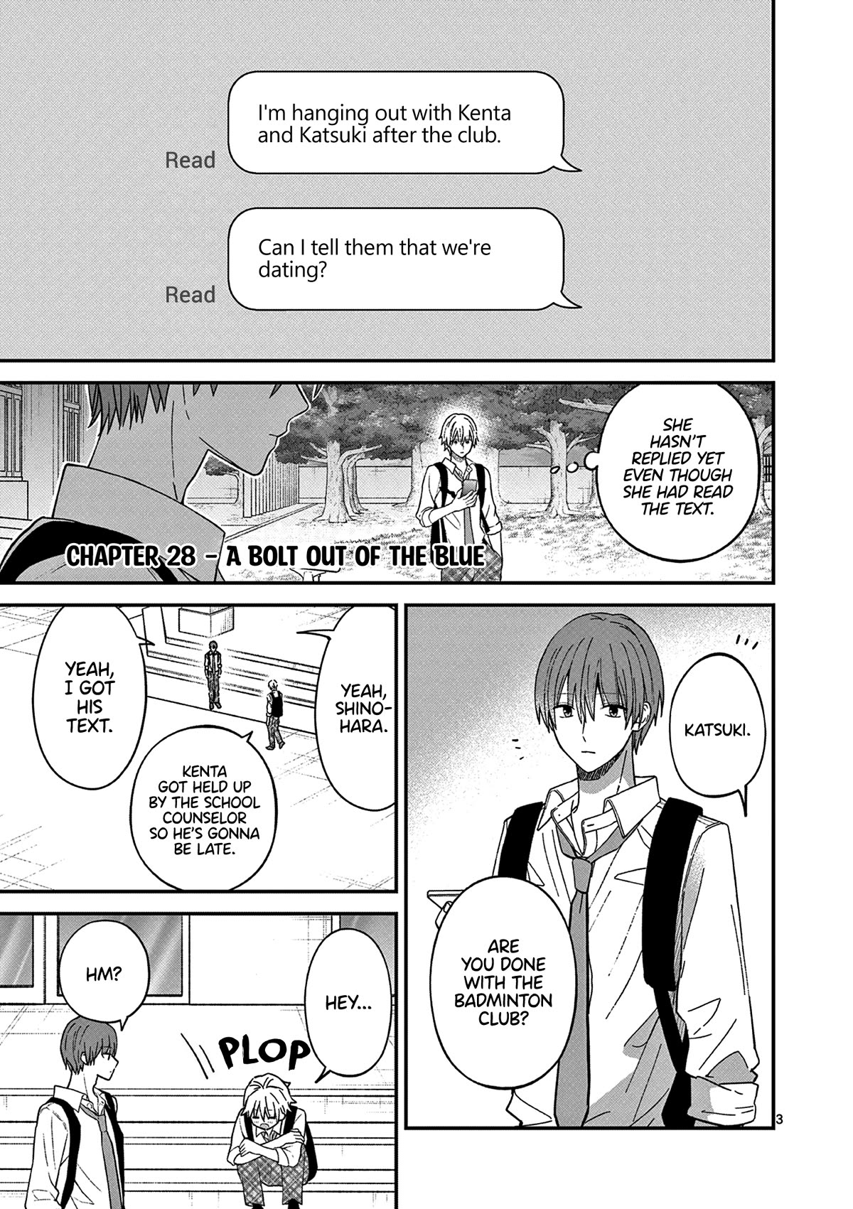 Tsurenai Kanojo no Hitorijime Chapter 28 page 4 - Chapter 28: A Bolt Out of The Blue​