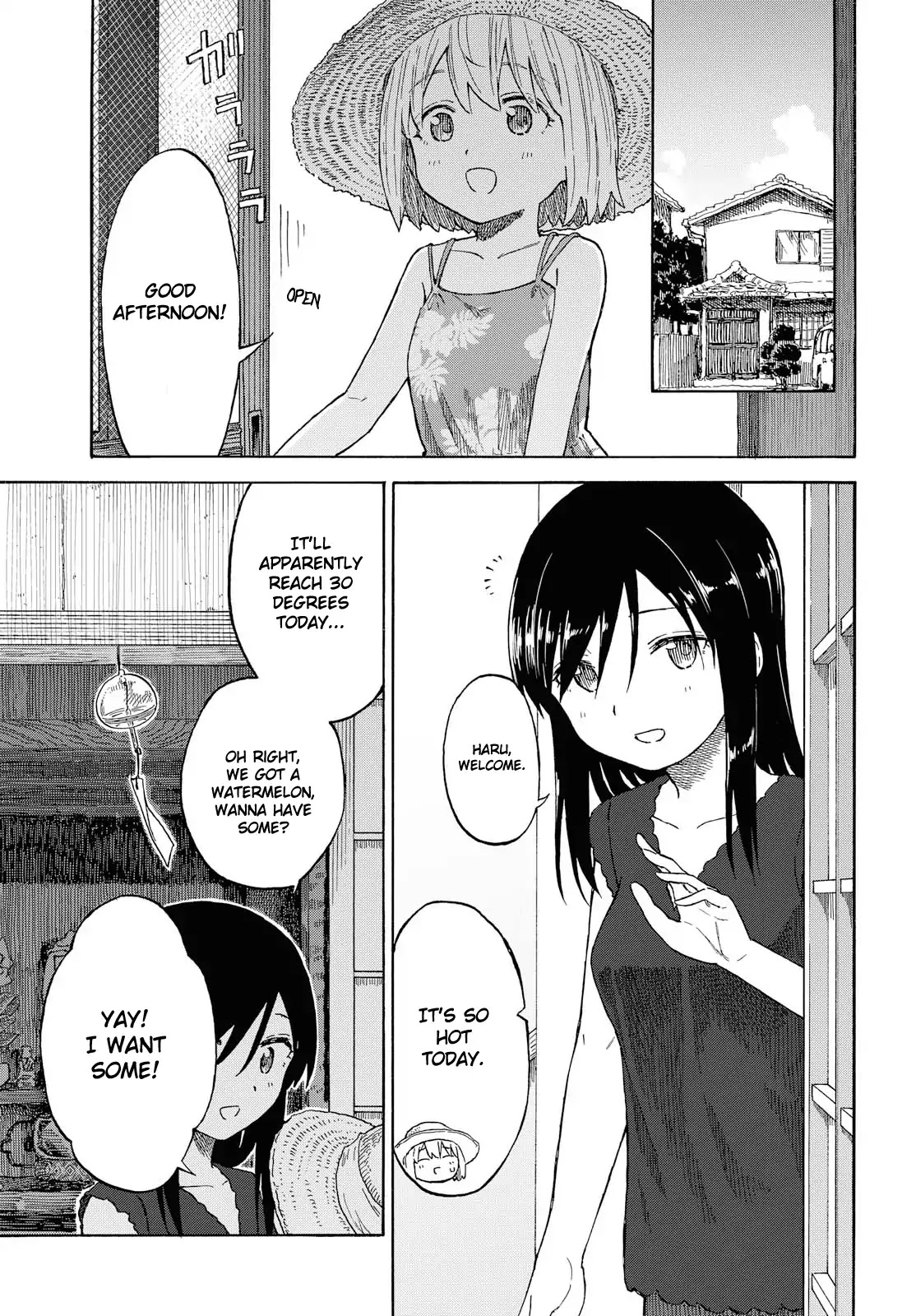Tsurezure Biyori Chapter 17 page 1 - Chapter 17: The Taste of Watermelon