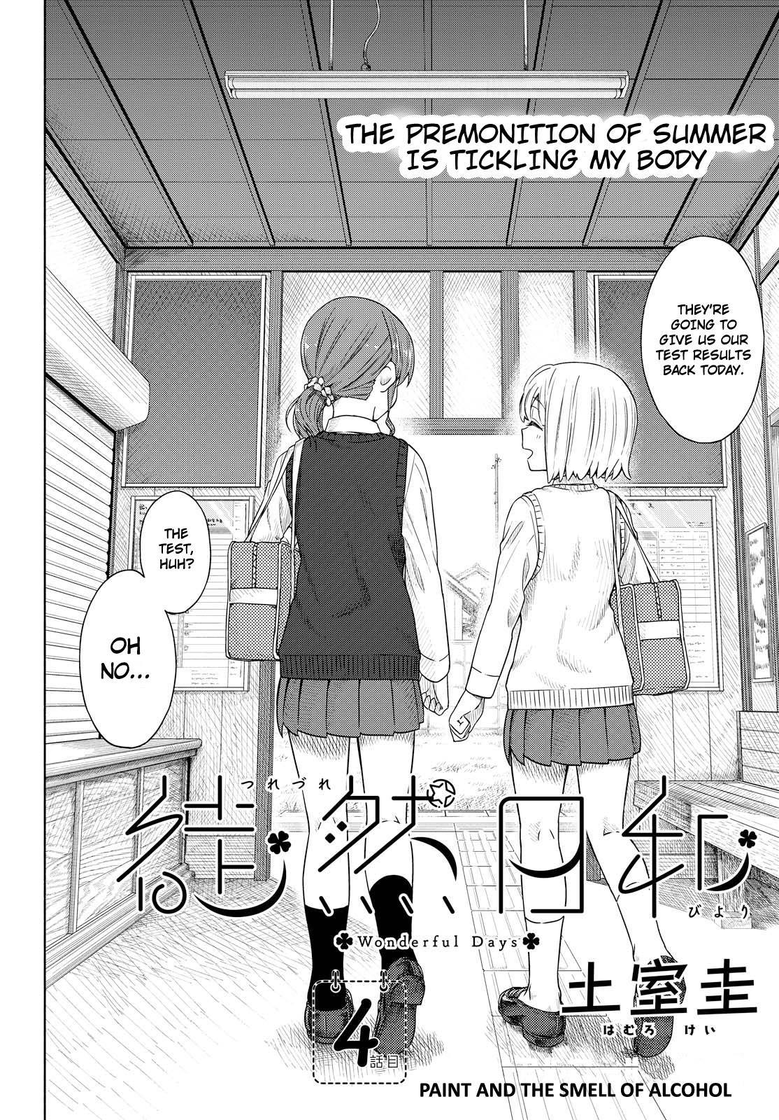 Tsurezure Biyori Chapter 4 page 2 - Chapter 4: Paint and the Smell of Alcohol