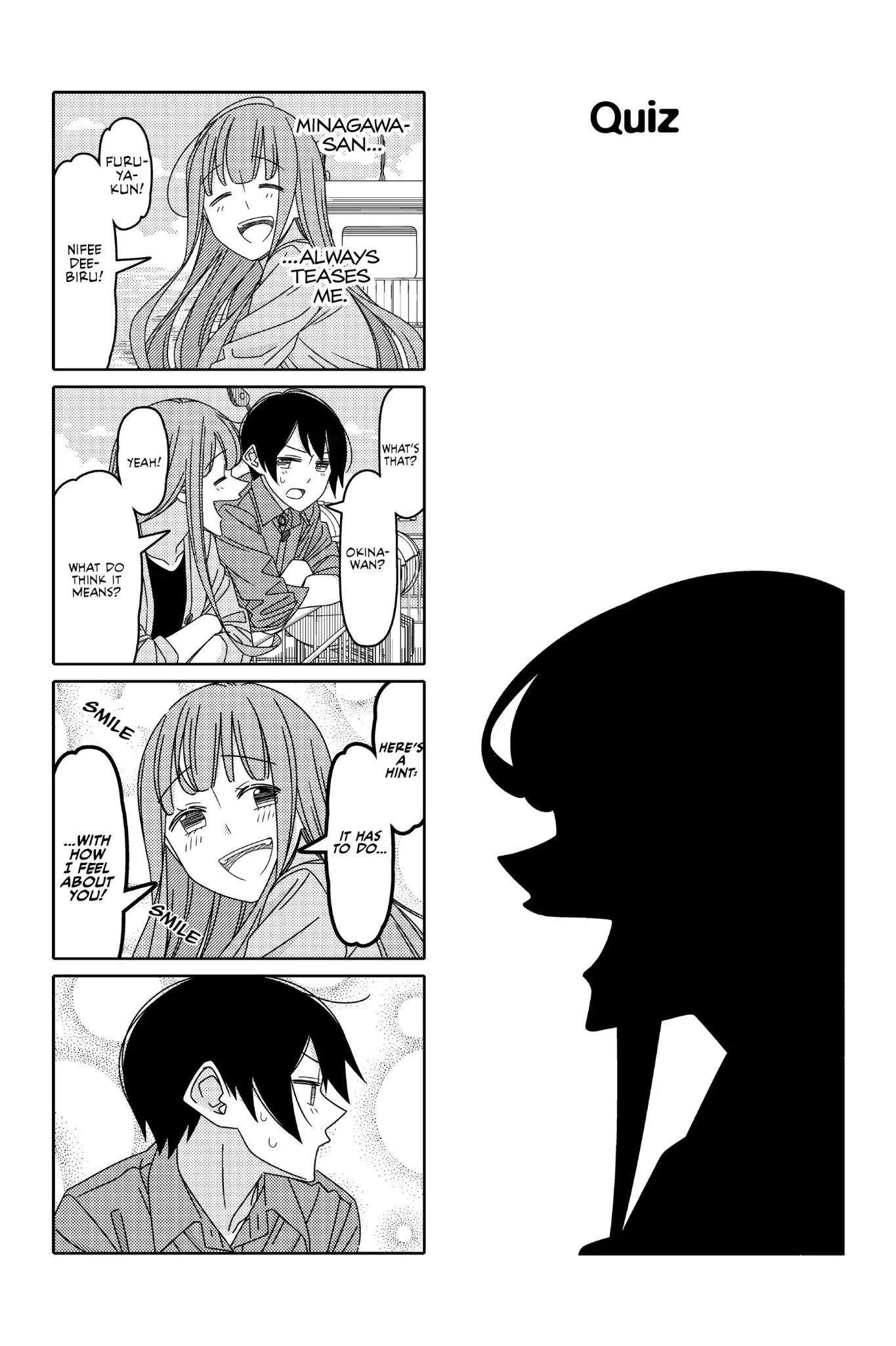 Tsurezure Children Chapter 140 page 1 - Chapter 140: Quiz (Minagawa/Furuya)