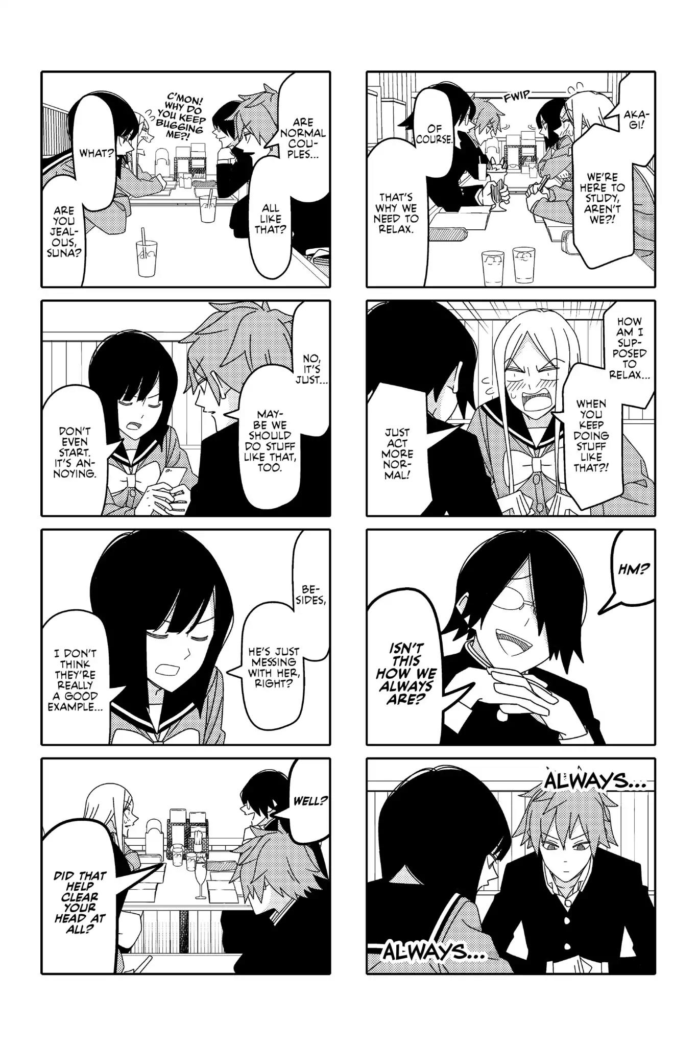 Tsurezure Children Chapter 155 page 3 - Chapter 155: Stimulation (Toda/Sunagawa/Akagi/Ryouko)