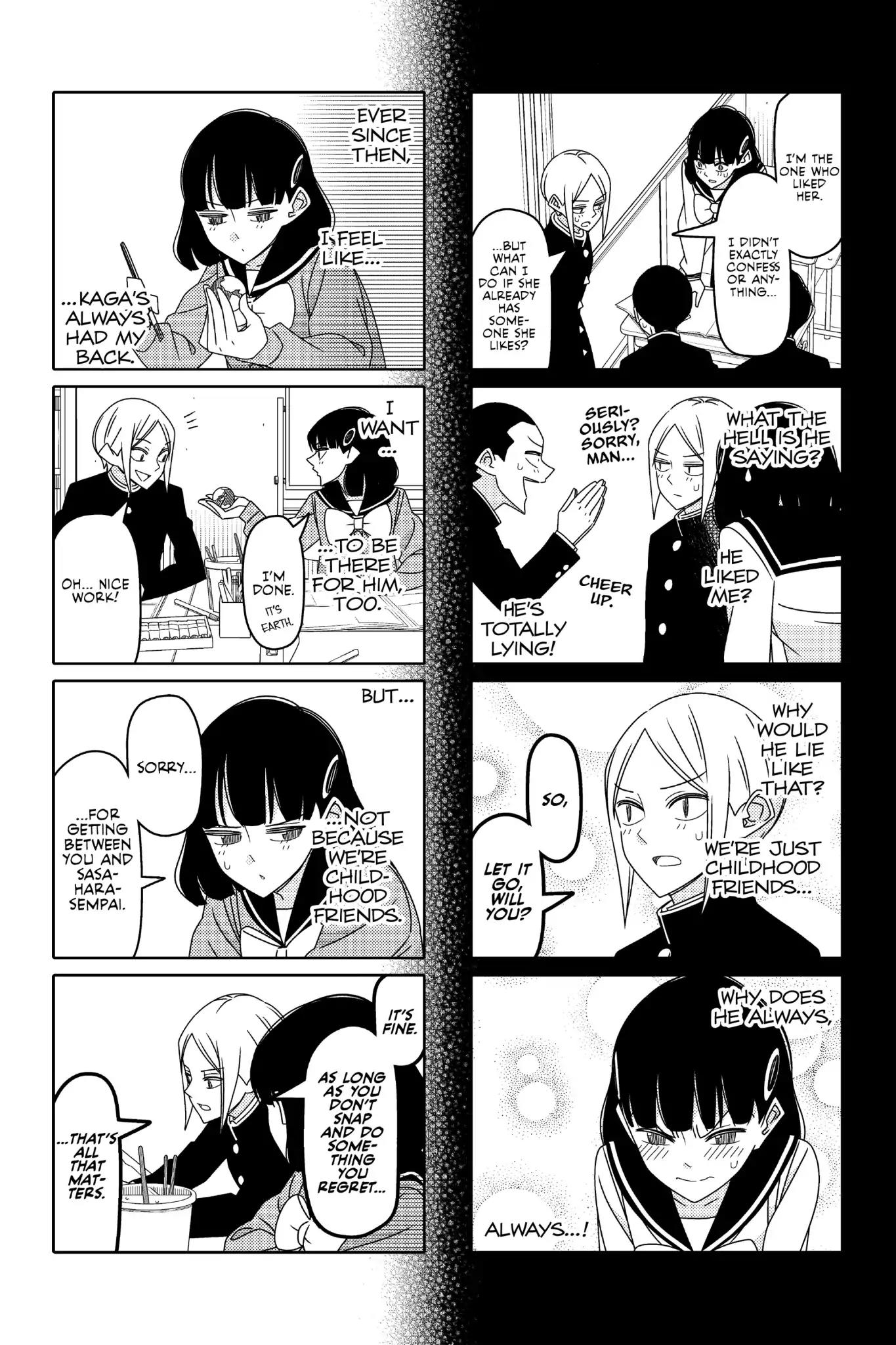 Tsurezure Children Chapter 162 page 5 - Chapter 162: I, The Burden (Nanase/Kaga)