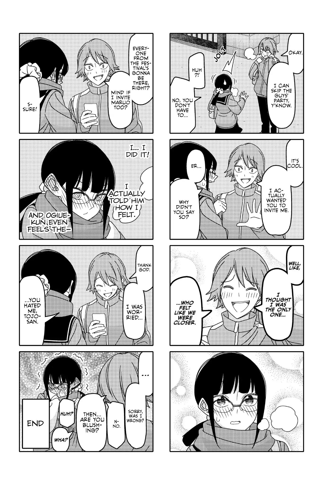 Tsurezure Children Chapter 180 page 6 - Chapter 180: Temperature Difference (Toujou/Ogiue)