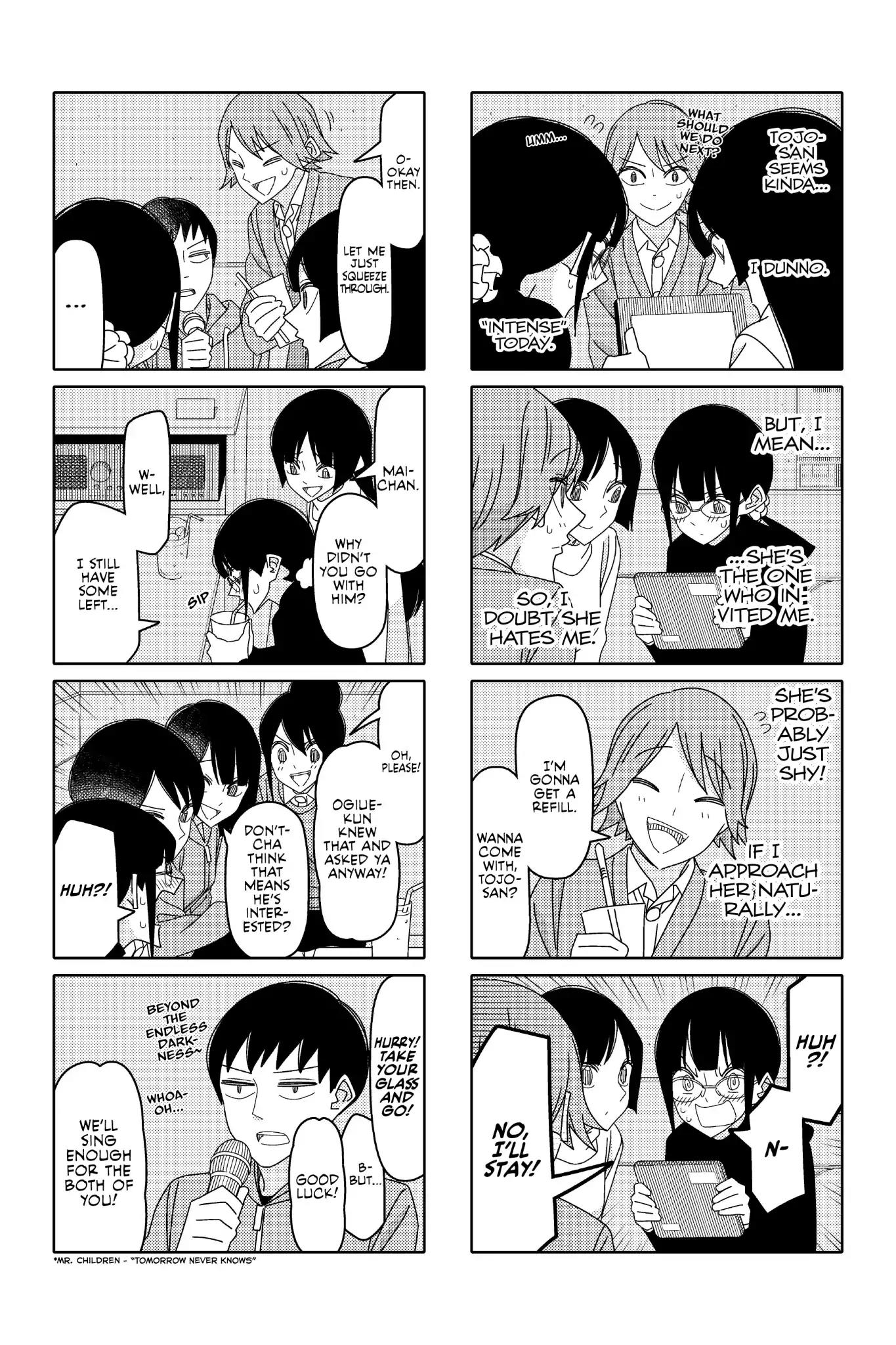 Tsurezure Children Chapter 184 page 2 - Chapter 184: Melting In the Night (Toujou/Ogiue)