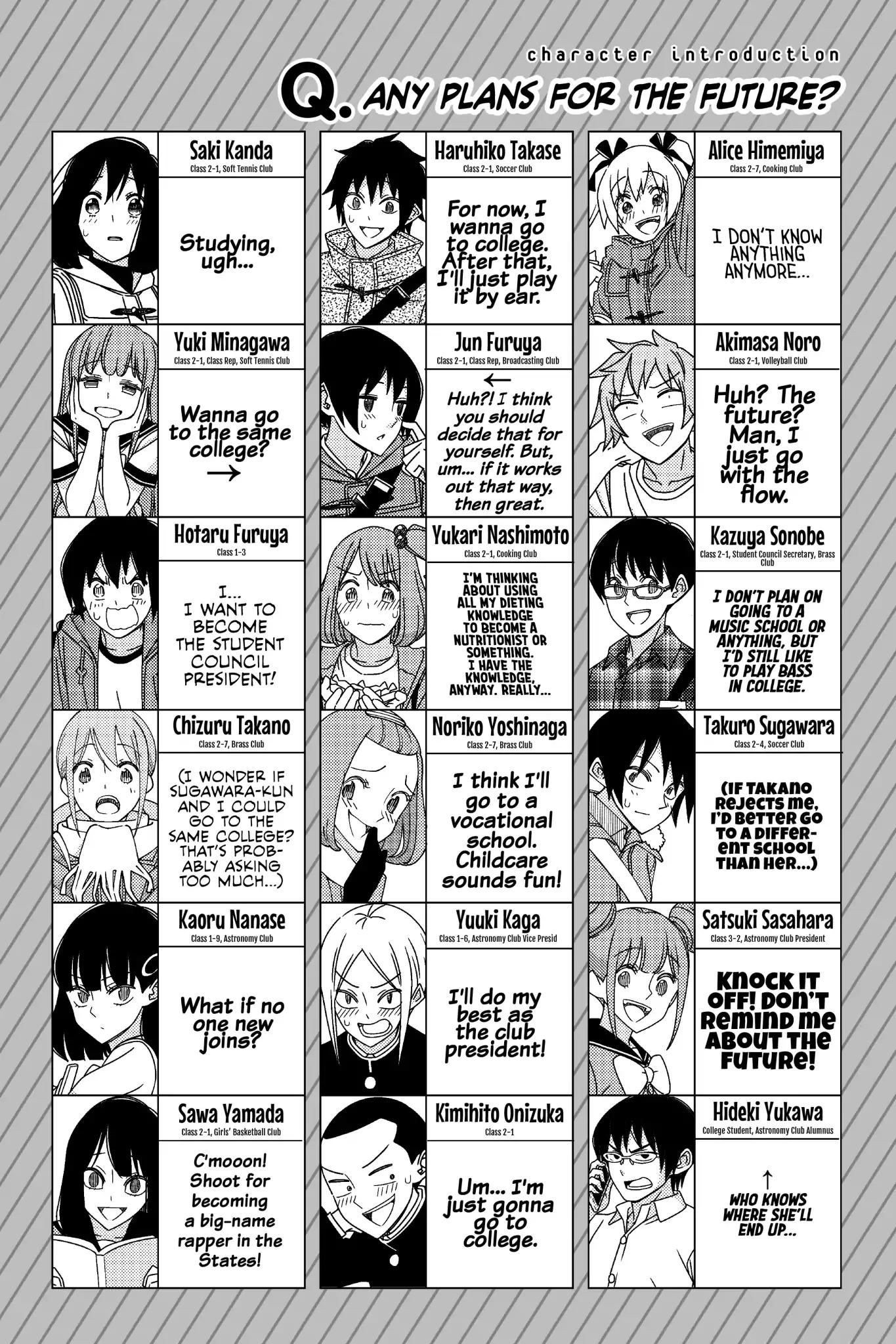 Tsurezure Children Chapter 192 page 9 - Chapter 192: There's Nothing Tying Us Together (Shibasaki/Ubukata)