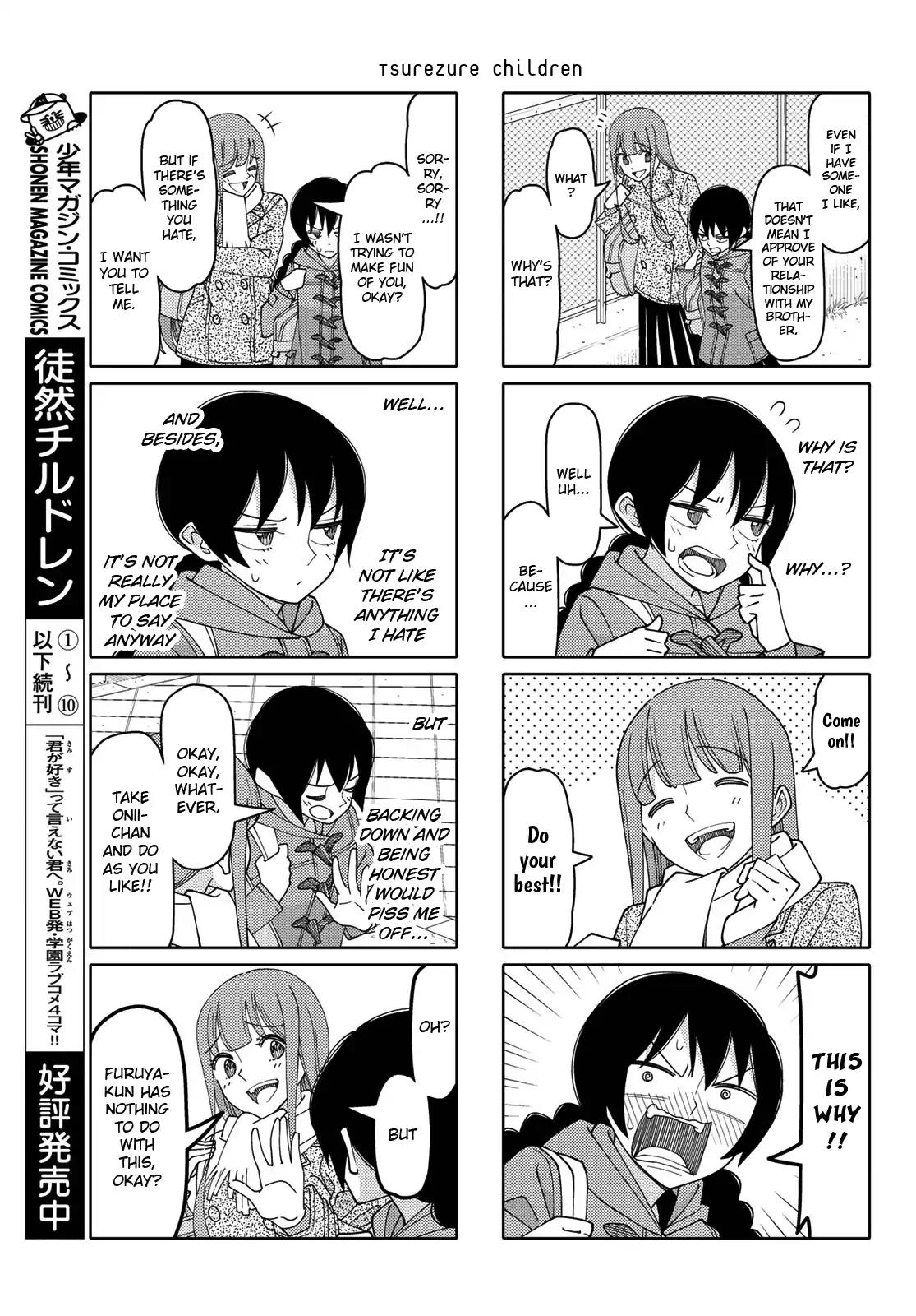 Tsurezure Children Chapter 195 page 3 - Chapter 195: Brother's Girlfriend (Minagawa/Hotaru)