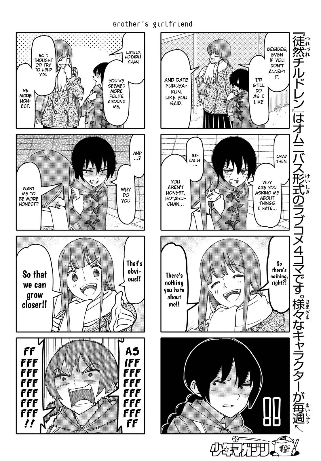 Tsurezure Children Chapter 195 page 4 - Chapter 195: Brother's Girlfriend (Minagawa/Hotaru)