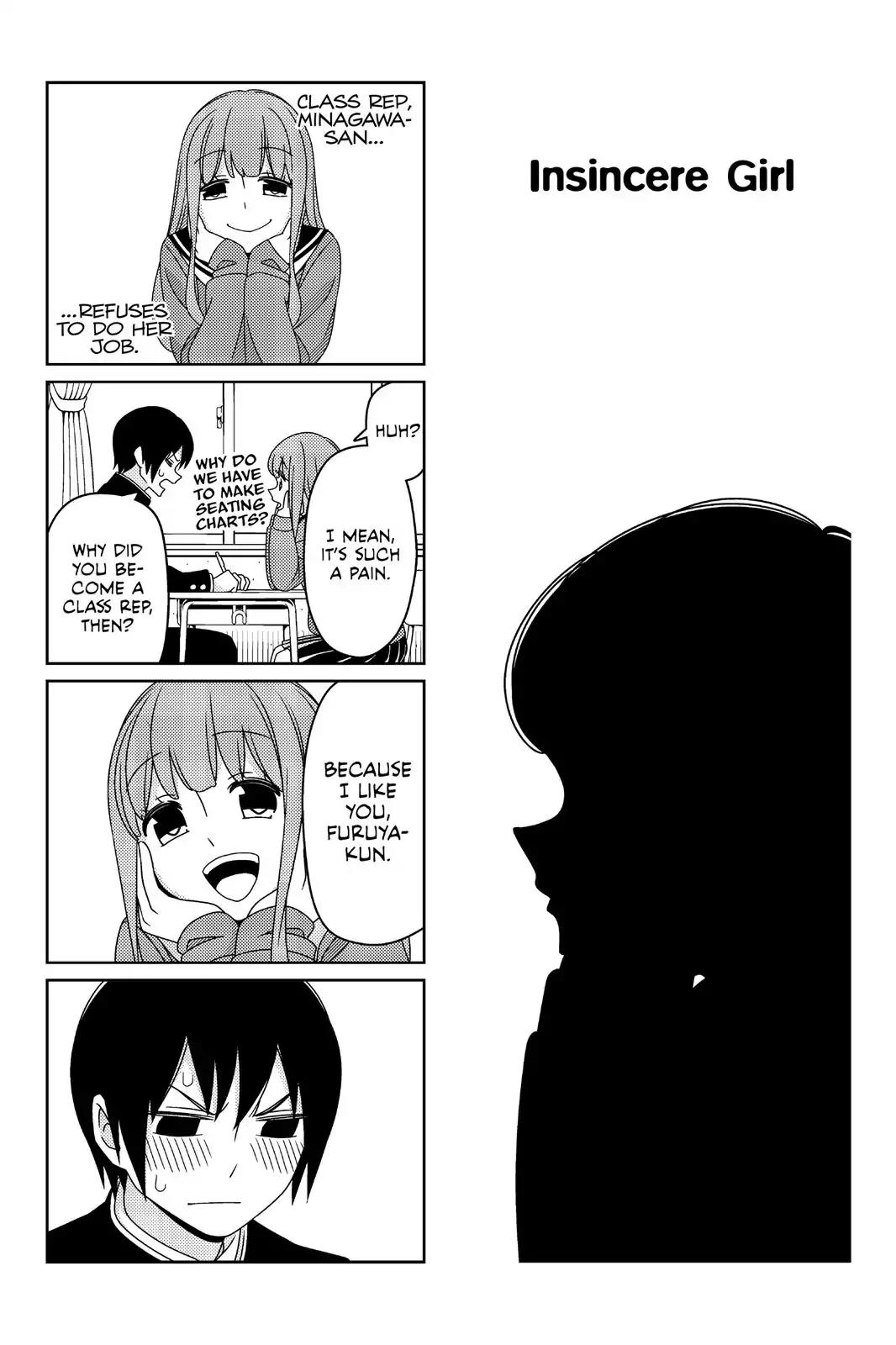 Tsurezure Children Chapter 2 page 1 - Chapter 2: Insincere Girl (Furuya/Minagawa)