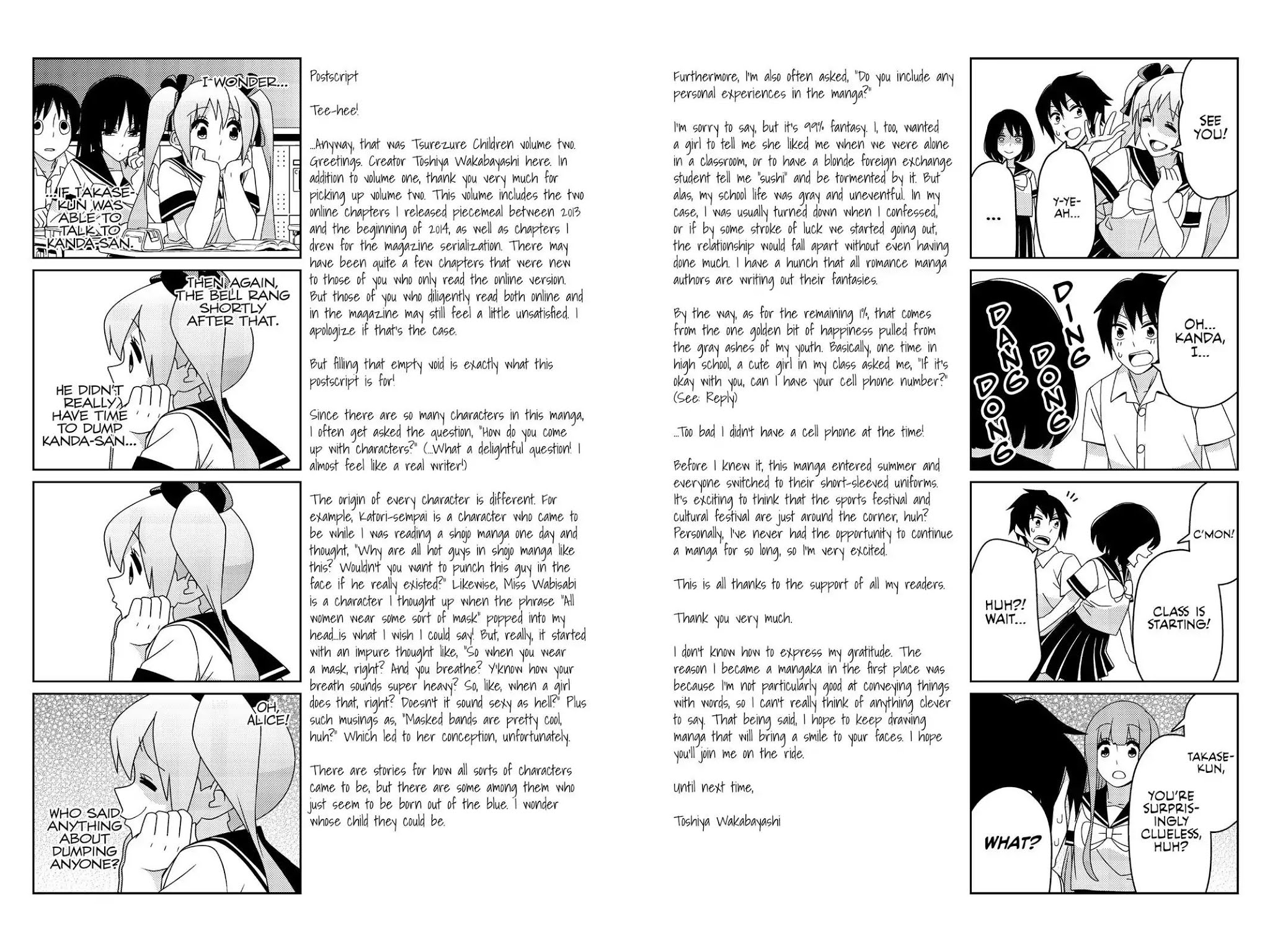 Tsurezure Children Chapter 32 page 16 - Chapter 32: Advice (Takase/Saki)
