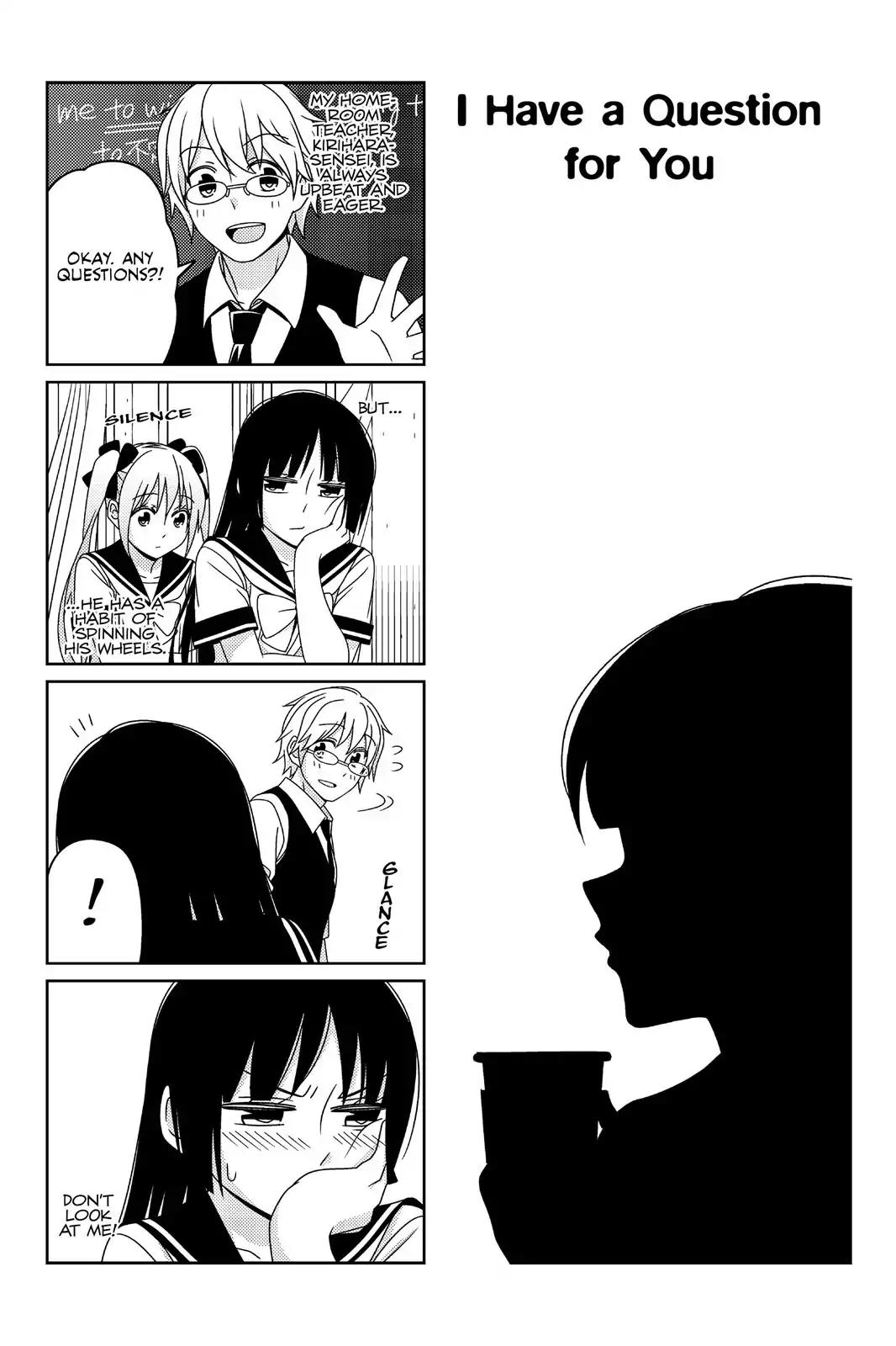 Tsurezure Children Chapter 34 page 1 - Chapter 34: I Have A Question For You (Kirihara/Chiba)