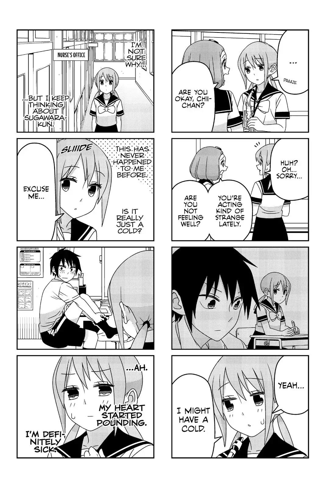 Tsurezure Children Chapter 45 page 2 - Chapter 45: Chalk It Up To Fever (Sugawara/Takano)