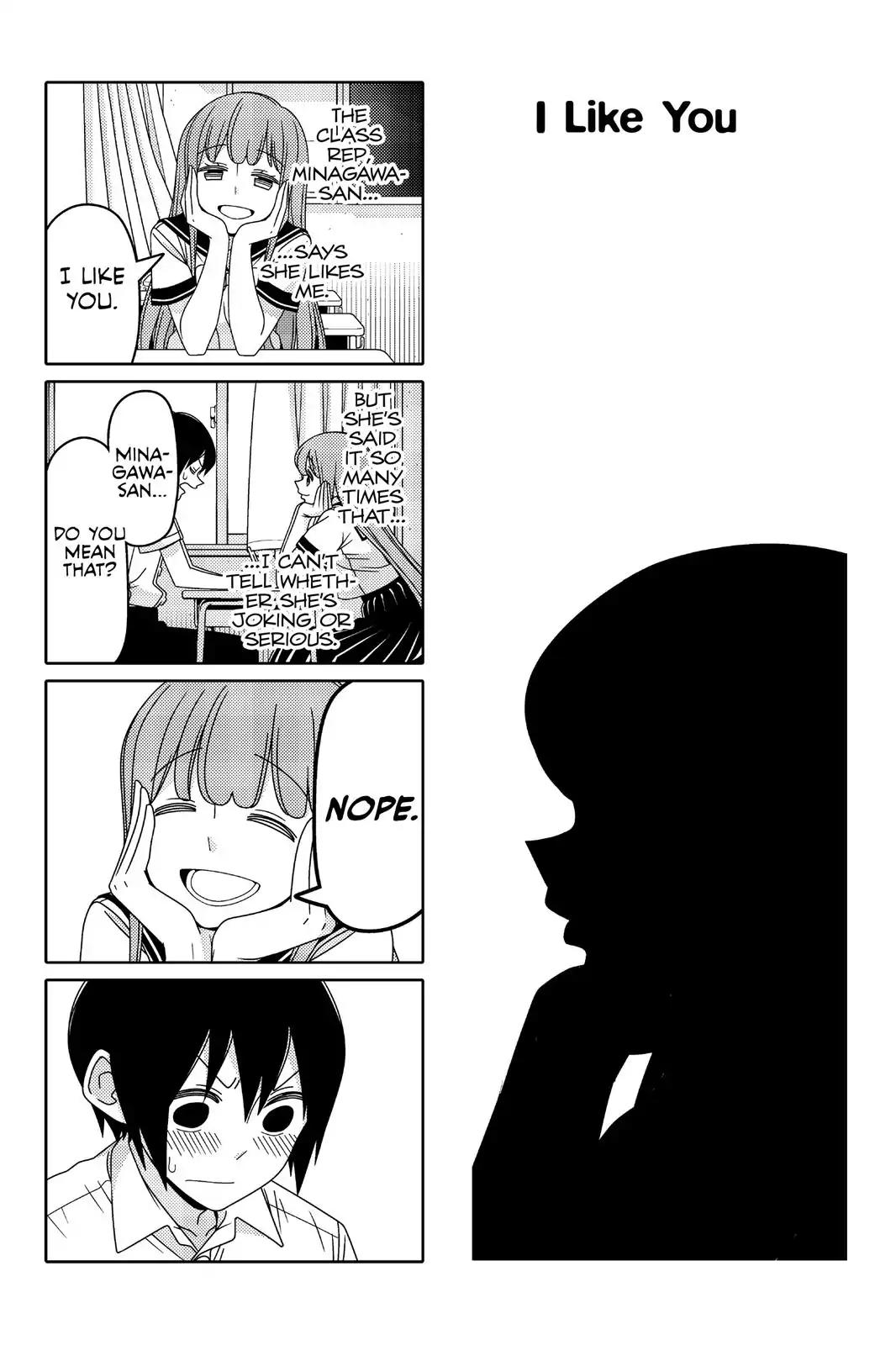 Tsurezure Children Chapter 54 page 1 - Chapter 54: I Like You (Furuya/Minagawa)