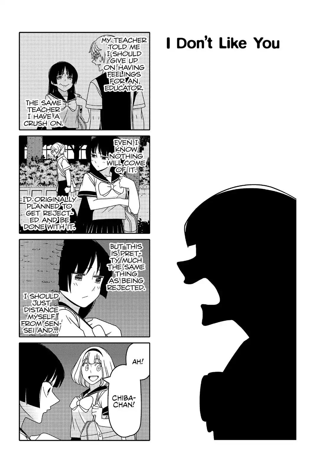 Tsurezure Children Chapter 78 page 1 - Chapter 78: I Don't Like You (Kirihara/Chiba)