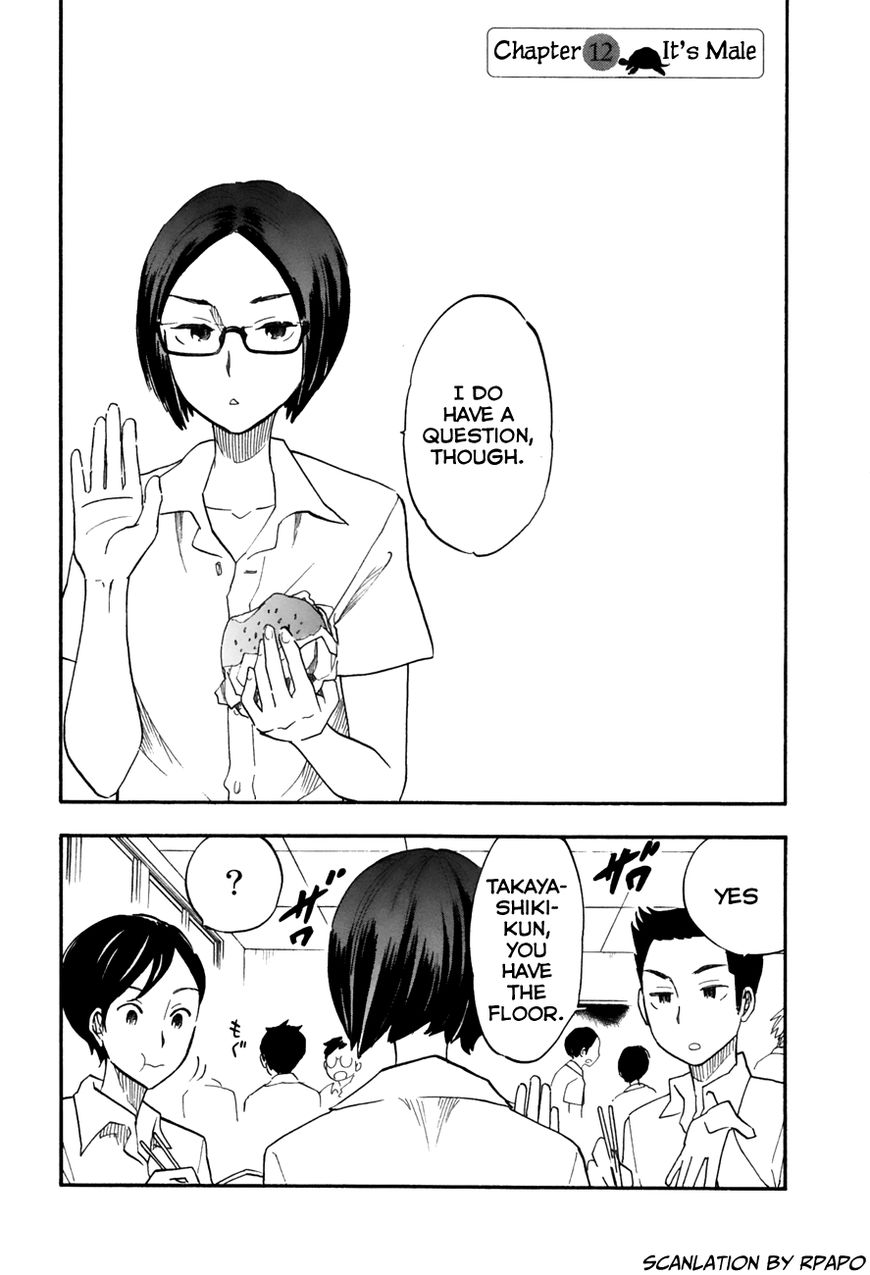 Tsuru Tsuru to Zara Zara no Aida Chapter 12 page 1 - Chapter 12 : It's Male