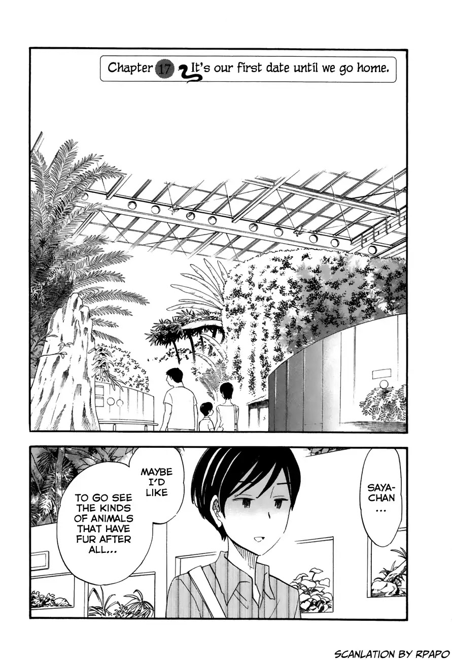 Tsuru Tsuru to Zara Zara no Aida Chapter 17 page 1 - Chapter 17: It’s Our First Date Until We Go Home