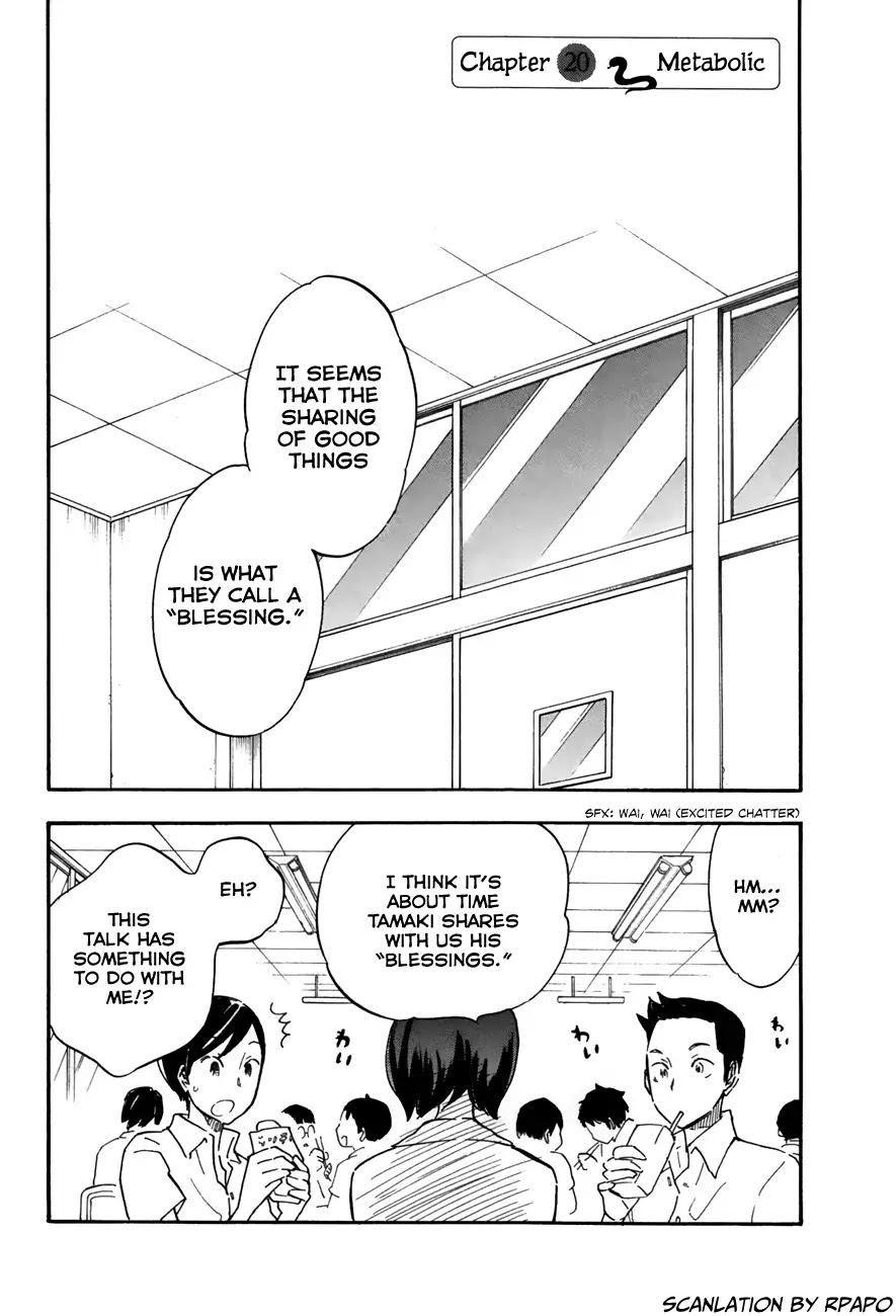 Tsuru Tsuru to Zara Zara no Aida Chapter 20 page 1 - Chapter 20: Metabolic