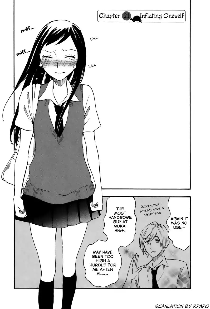 Tsuru Tsuru to Zara Zara no Aida Chapter 21 page 1 - Chapter 21: Inflating Oneself
