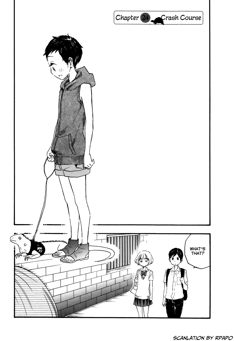 Tsuru Tsuru to Zara Zara no Aida Chapter 24 page 1 - Chapter 24: Crash Course