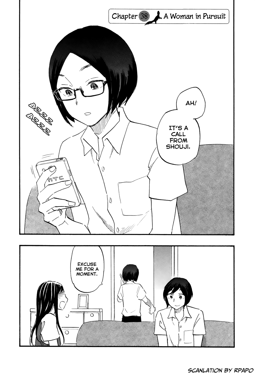 Tsuru Tsuru to Zara Zara no Aida Chapter 38 page 1 - Chapter 38: A Woman In Pursuit