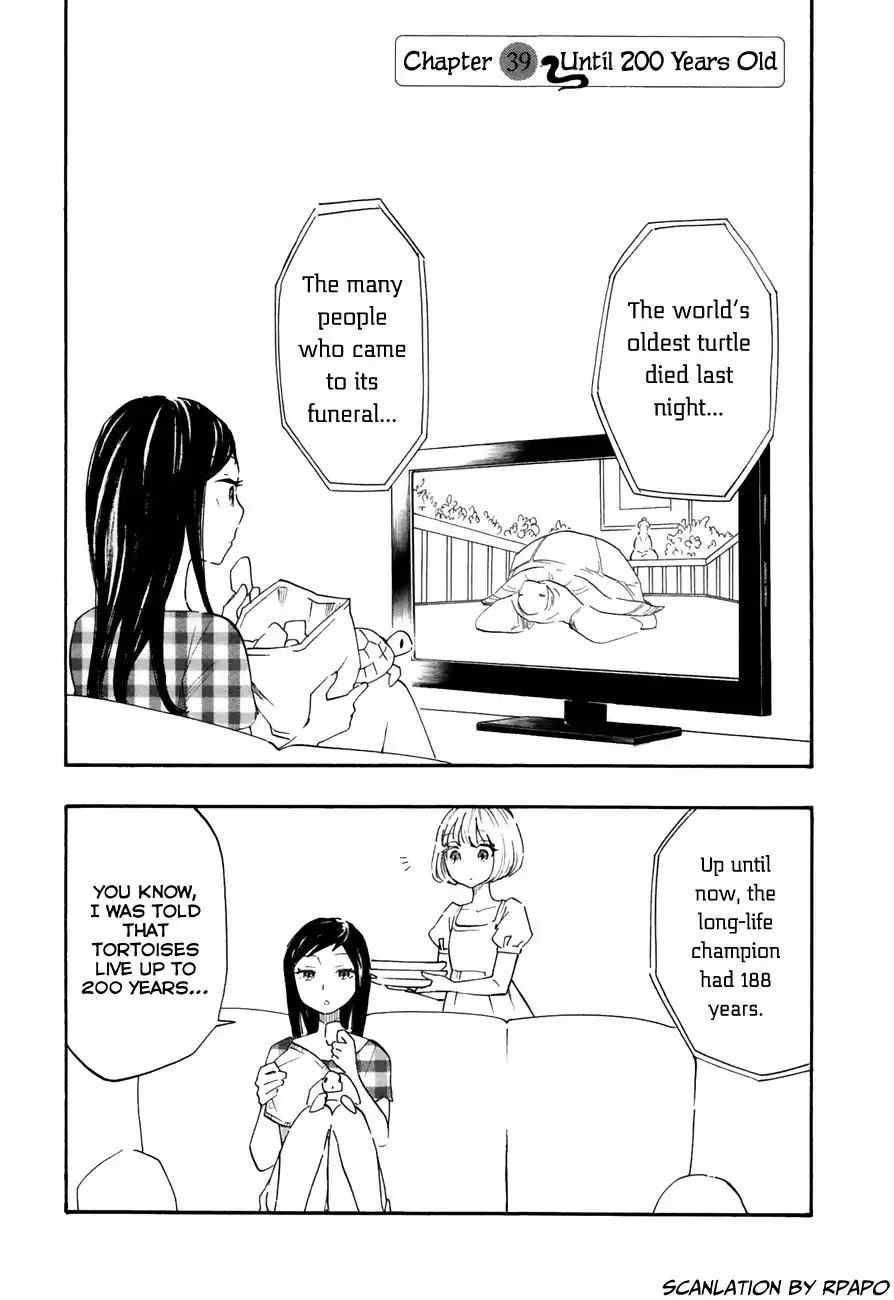 Tsuru Tsuru to Zara Zara no Aida Chapter 39 page 1 - Chapter 39: Until 200 Years Old