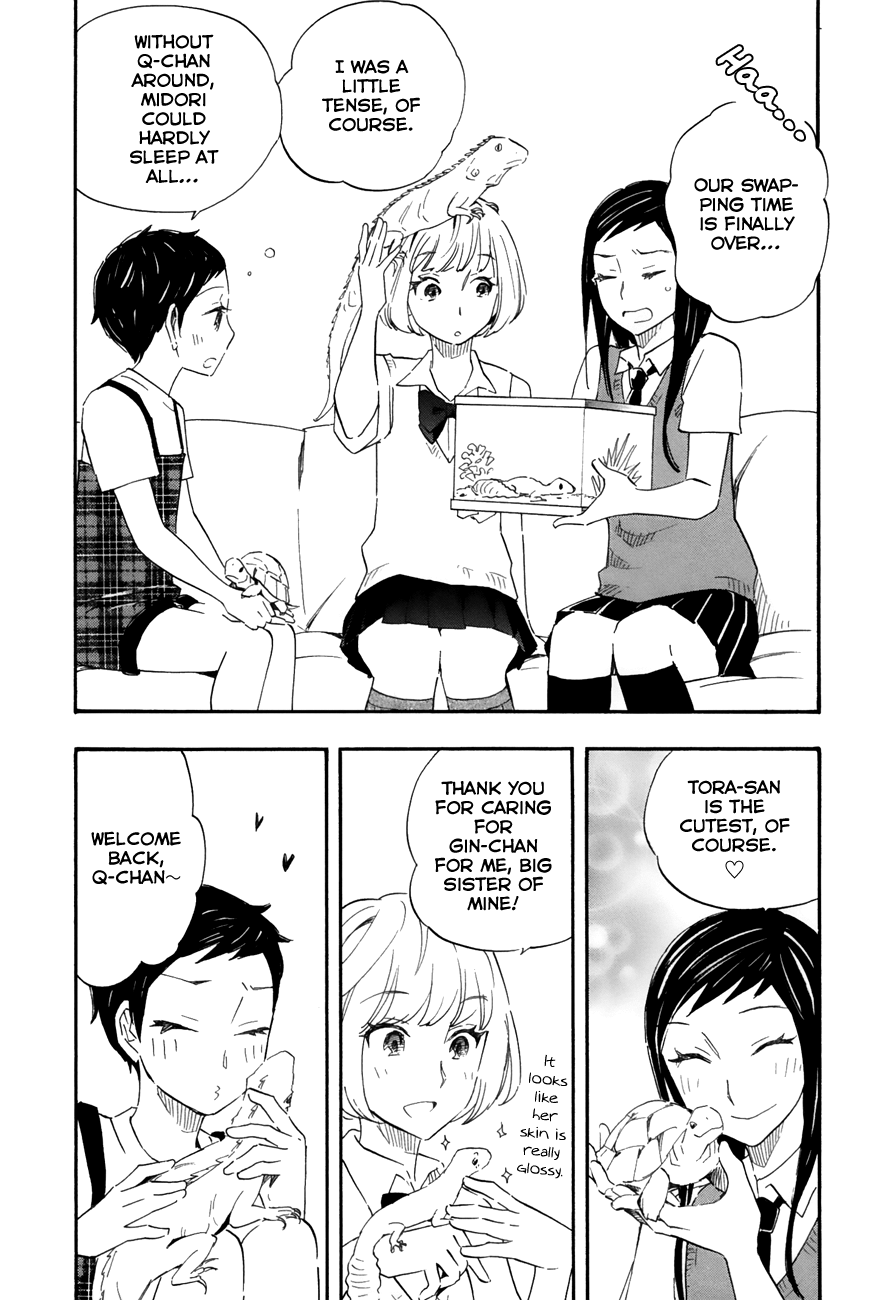 Tsuru Tsuru to Zara Zara no Aida Chapter 48 page 14 - Chapter 48: Changelings