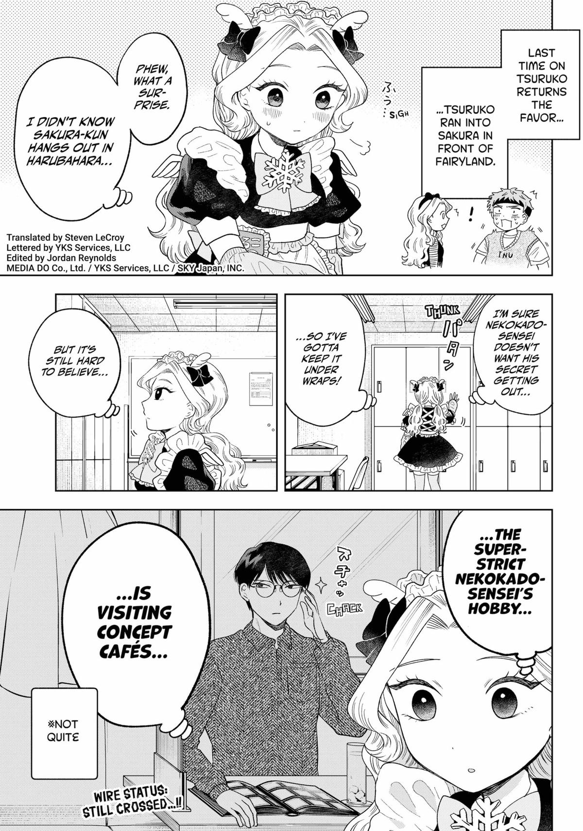 Tsuruko Returns the Favor Chapter 12 page 1 - Chapter 12