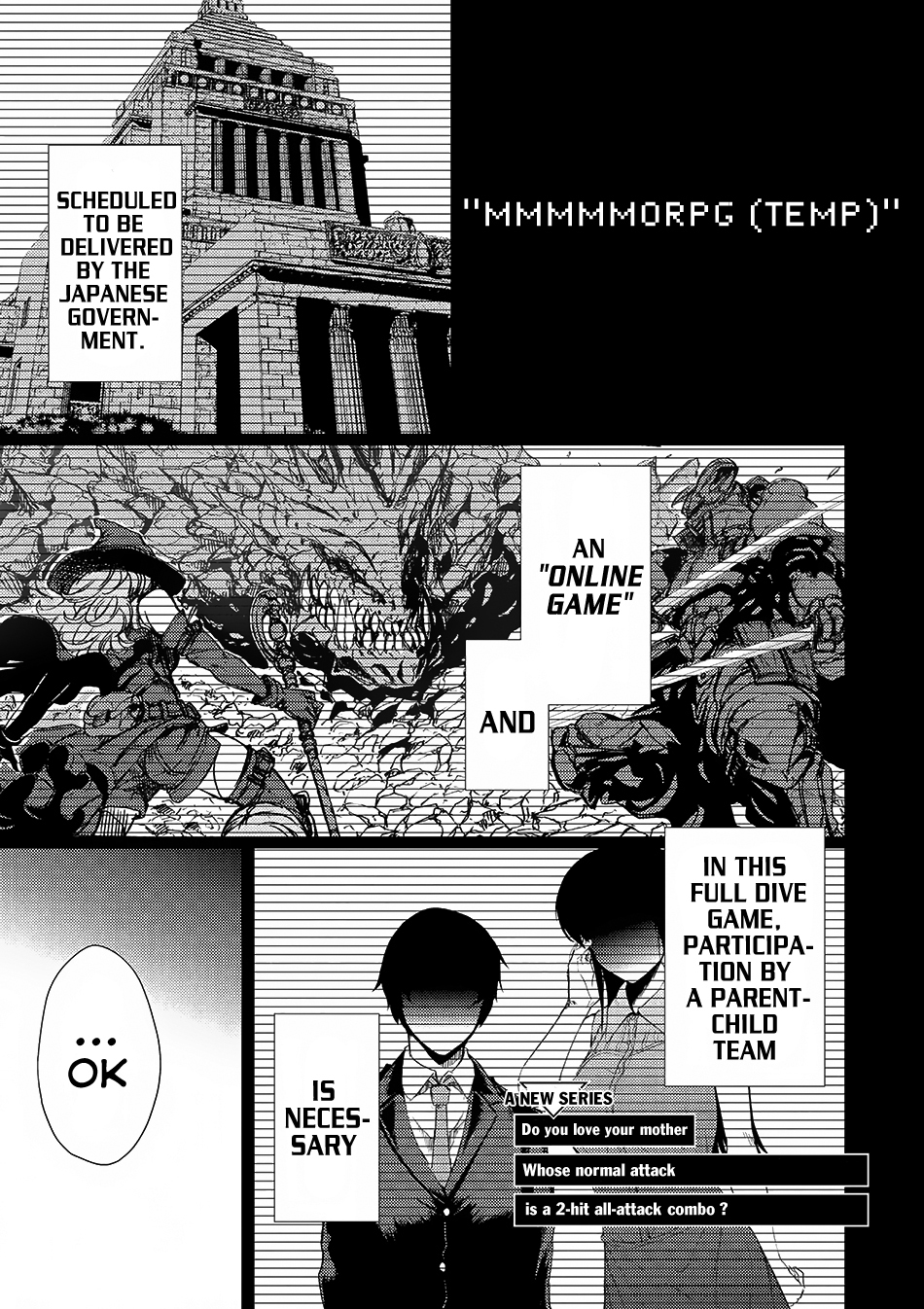 Tsuujou Kougeki ga Zentai Kougeki de Ni-kai Kougeki no Okaa-san wa Suki desu ka? Chapter 0 page 2 - Chapter 0