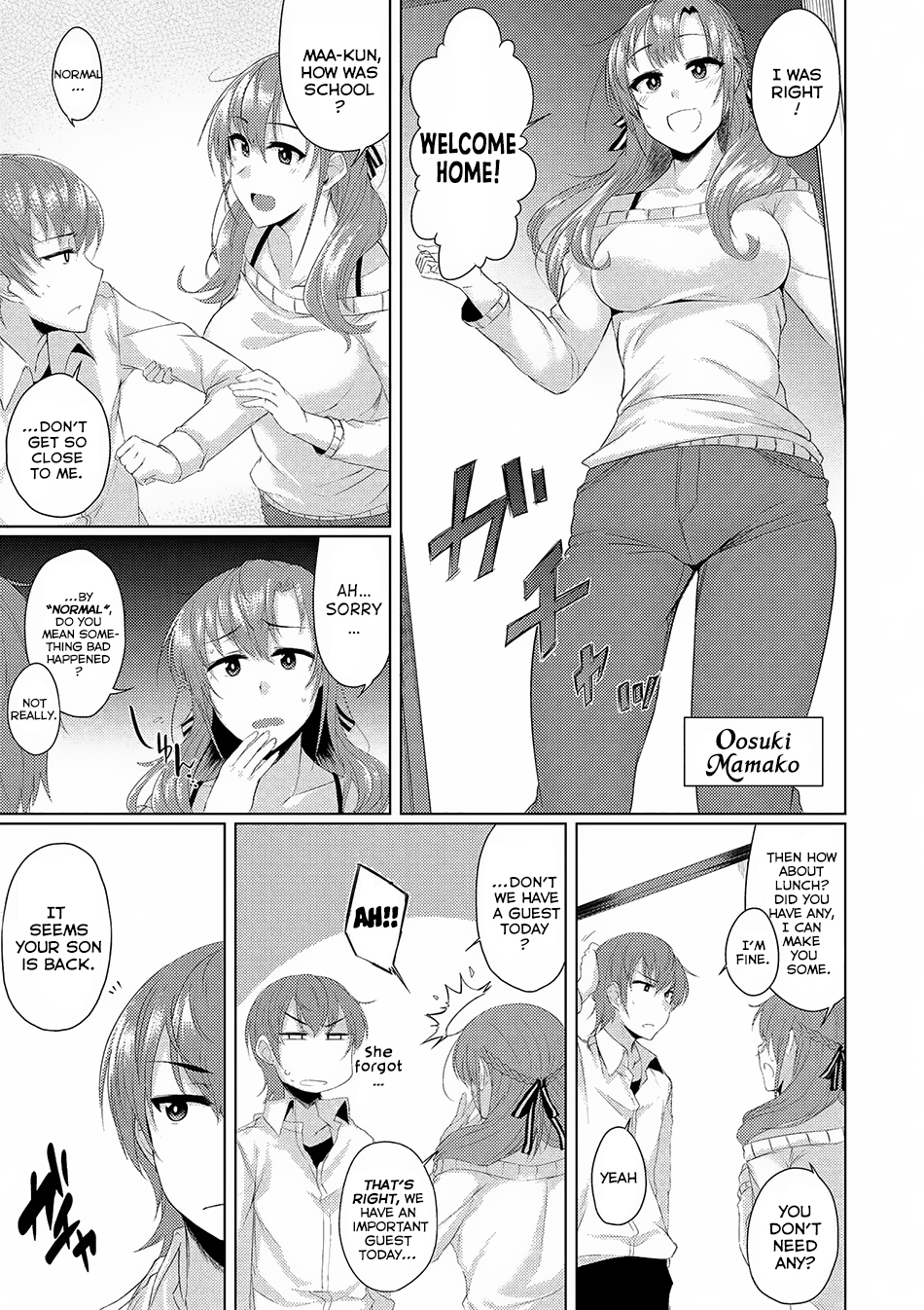Tsuujou Kougeki ga Zentai Kougeki de Ni-kai Kougeki no Okaa-san wa Suki desu ka? Chapter 1.1 page 6 - Chapter 1.1