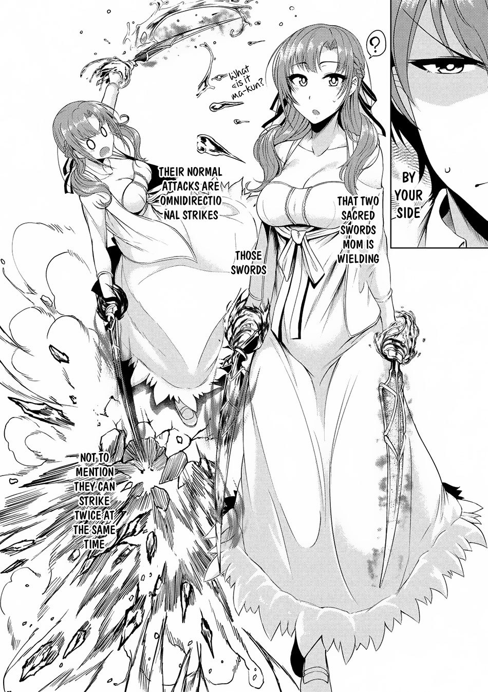 Tsuujou Kougeki ga Zentai Kougeki de Ni-kai Kougeki no Okaa-san wa Suki desu ka? Chapter 1.4 page 3 - Chapter 1.4