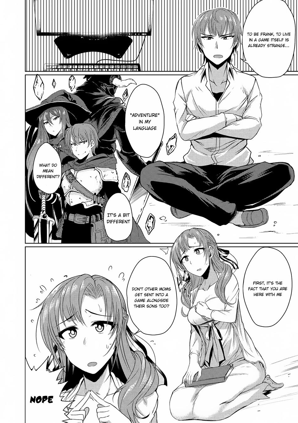 Tsuujou Kougeki ga Zentai Kougeki de Ni-kai Kougeki no Okaa-san wa Suki desu ka? Chapter 1.4 page 9 - Chapter 1.4
