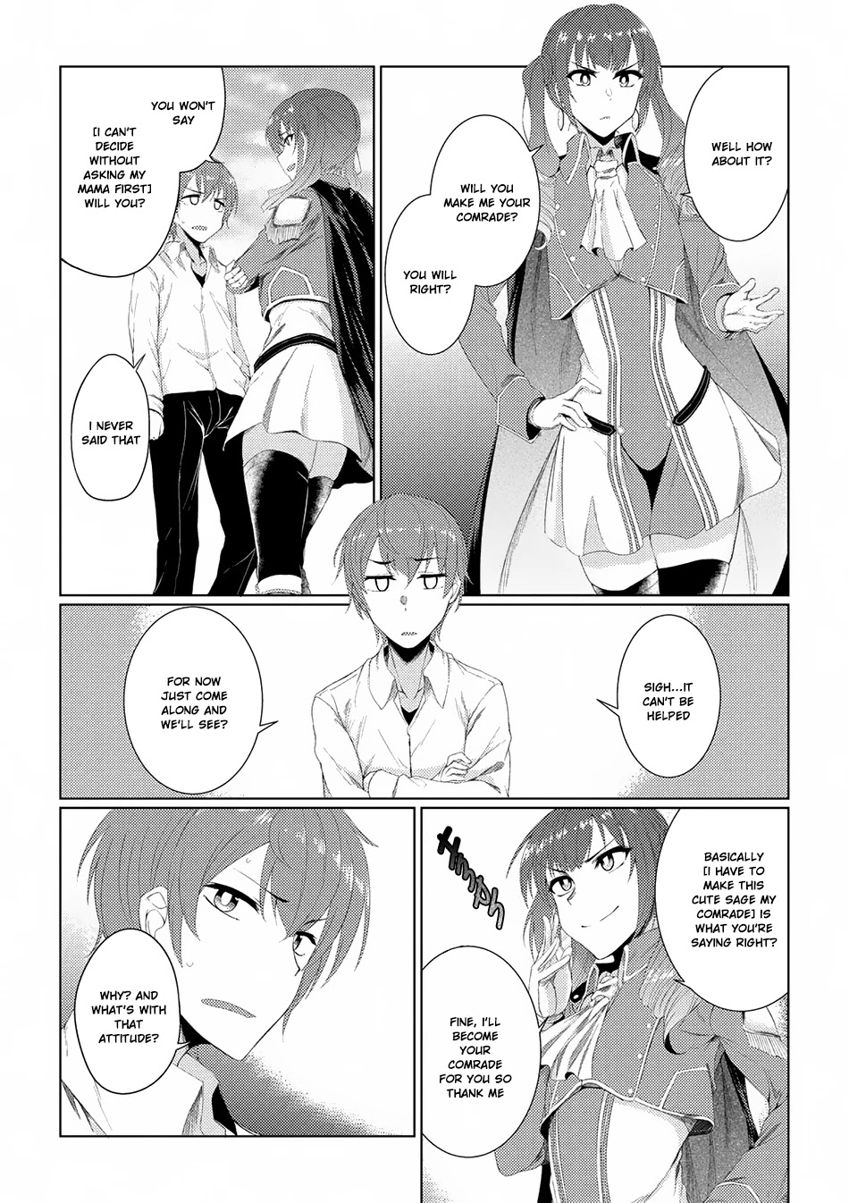 Tsuujou Kougeki ga Zentai Kougeki de Ni-kai Kougeki no Okaa-san wa Suki desu ka? Chapter 2.4 page 9 - Chapter 2.4
