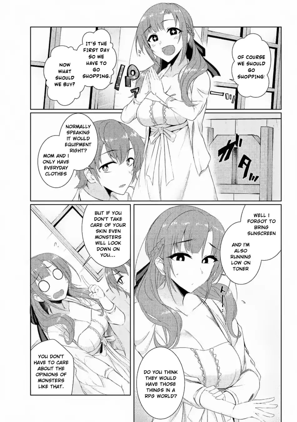 Tsuujou Kougeki ga Zentai Kougeki de Ni-kai Kougeki no Okaa-san wa Suki desu ka? Chapter 3.2 page 6 - Chapter 3.2