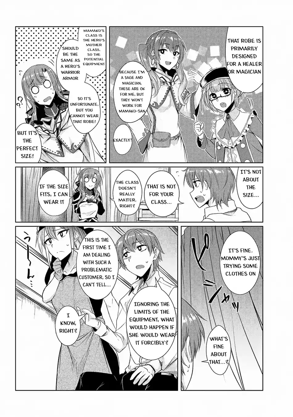 Tsuujou Kougeki ga Zentai Kougeki de Ni-kai Kougeki no Okaa-san wa Suki desu ka? Chapter 3.8 page 11 - Chapter 3.8