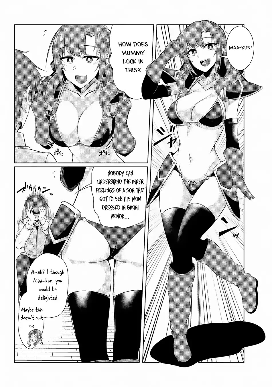 Tsuujou Kougeki ga Zentai Kougeki de Ni-kai Kougeki no Okaa-san wa Suki desu ka? Chapter 3.8 page 3 - Chapter 3.8