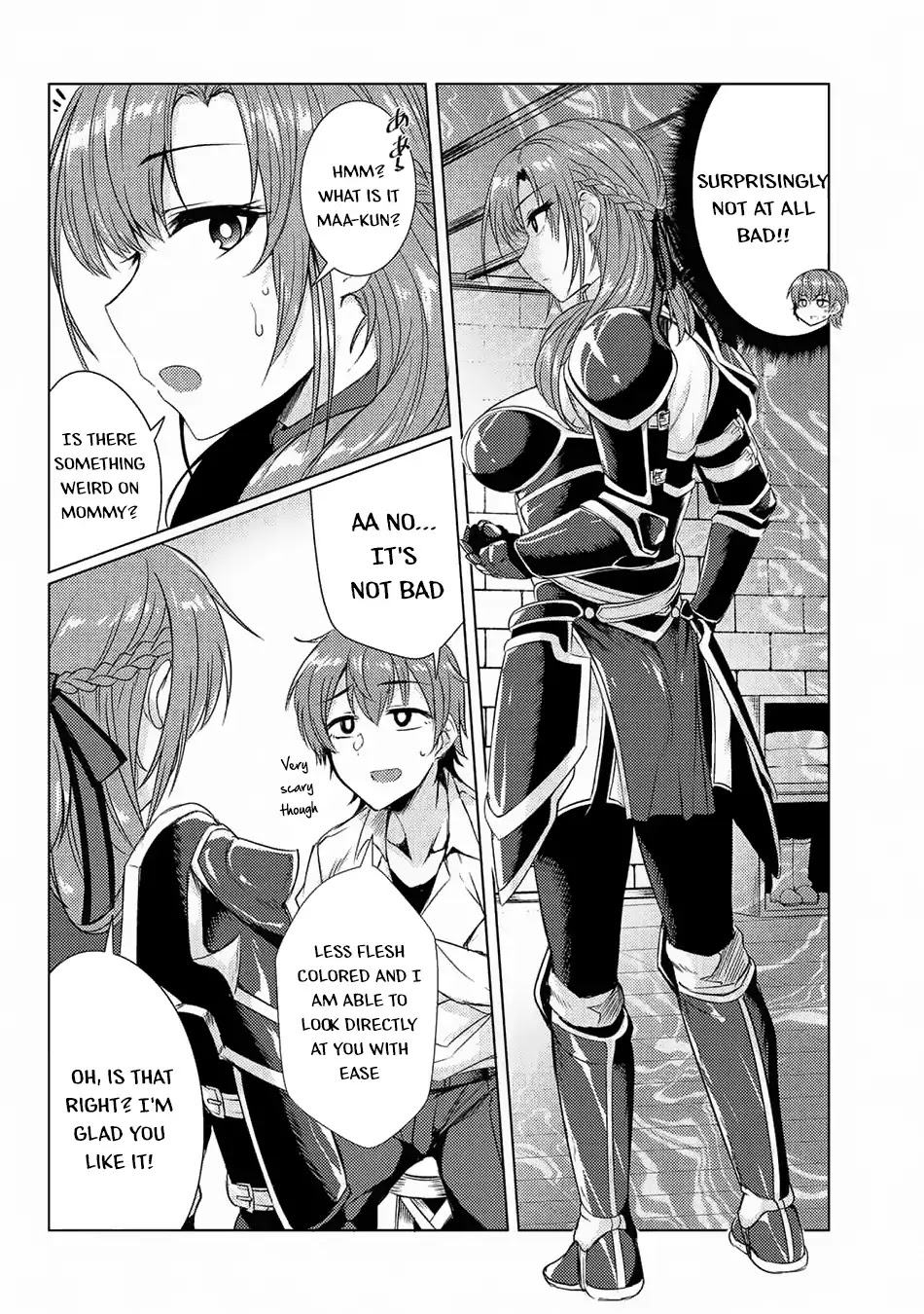 Tsuujou Kougeki ga Zentai Kougeki de Ni-kai Kougeki no Okaa-san wa Suki desu ka? Chapter 3.8 page 9 - Chapter 3.8