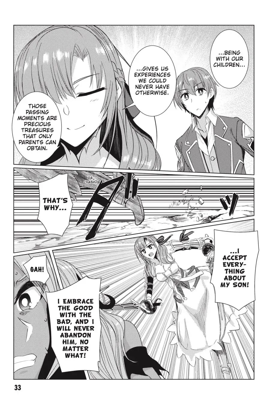 Tsuujou Kougeki ga Zentai Kougeki de Ni-kai Kougeki no Okaa-san wa Suki desu ka? Chapter 5.4 page 34 - Chapter 5.4