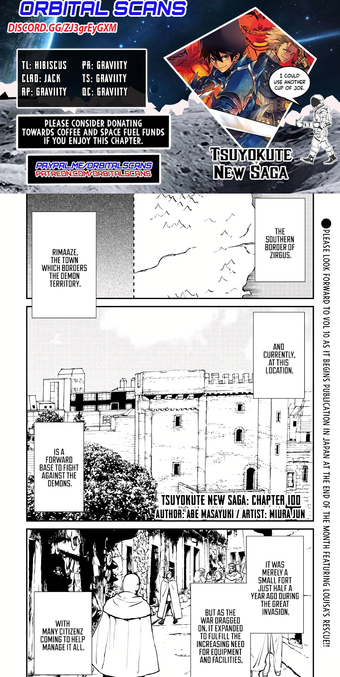 Tsuyokute New Saga Chapter 101 page 1 - Chapter 101