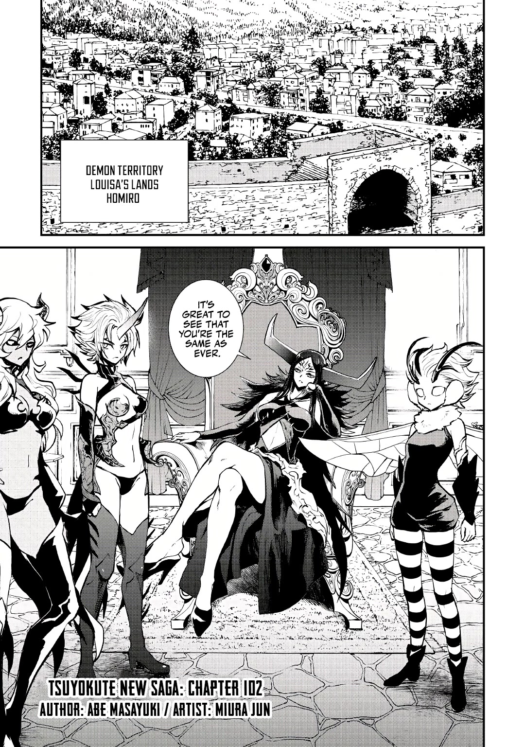 Tsuyokute New Saga Chapter 103 page 2 - Chapter 103