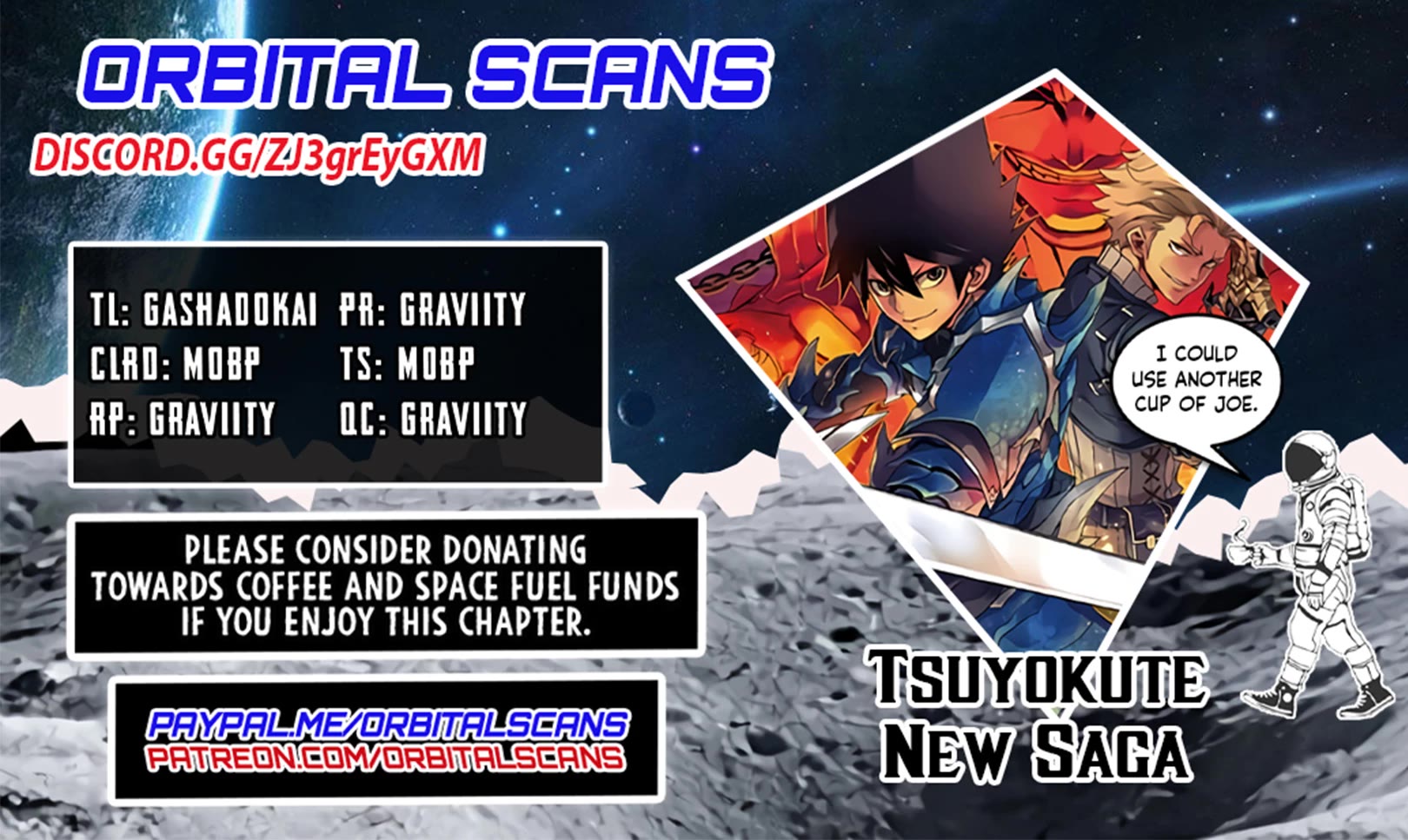 Tsuyokute New Saga Chapter 107.2 page 1 - Chapter 107.2 [END]