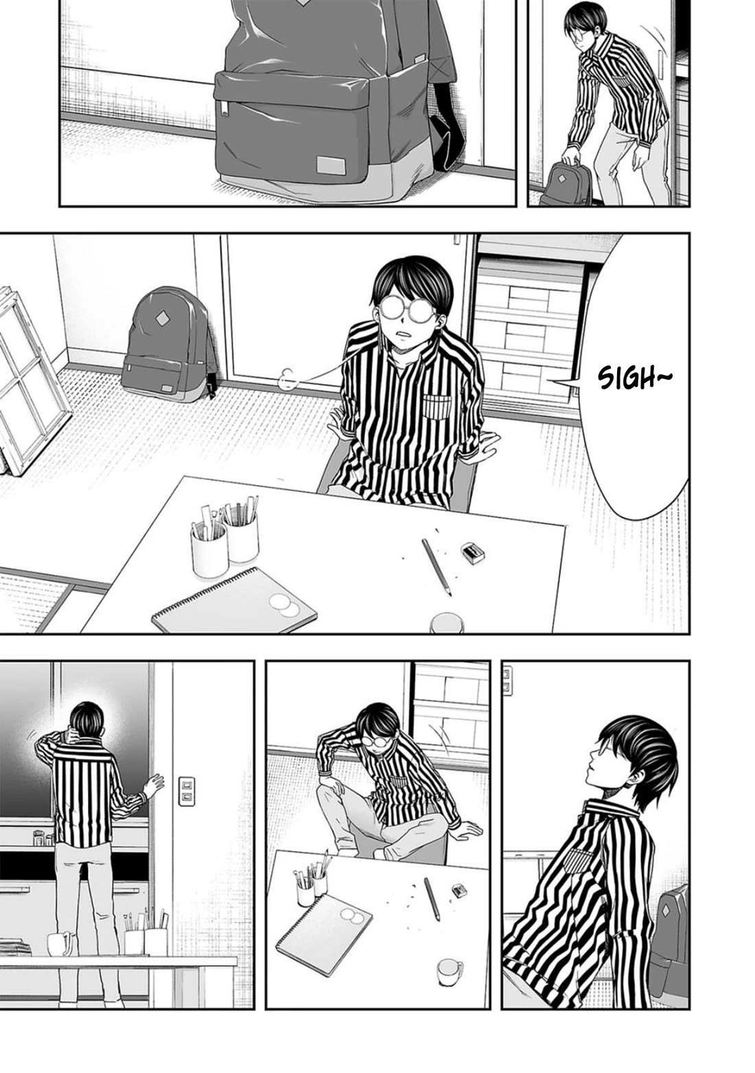 TSUYOSHI Chapter 105 page 13 - Chapter 105: Sigh