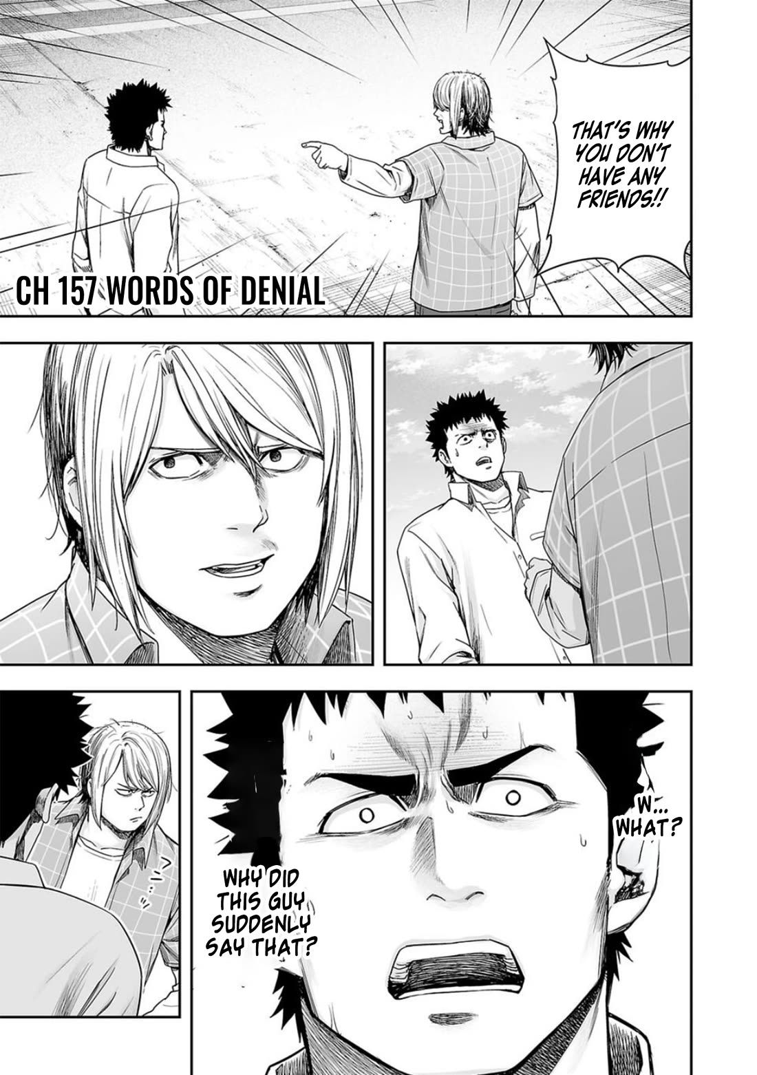 TSUYOSHI Chapter 157 page 1 - Chapter 157: Words of Denial