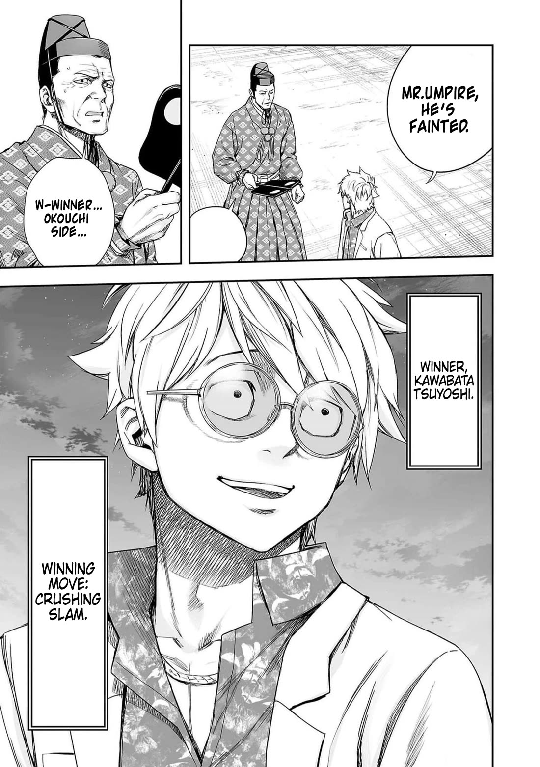 TSUYOSHI Chapter 190 page 14 - Chapter 190: Head On Showdown