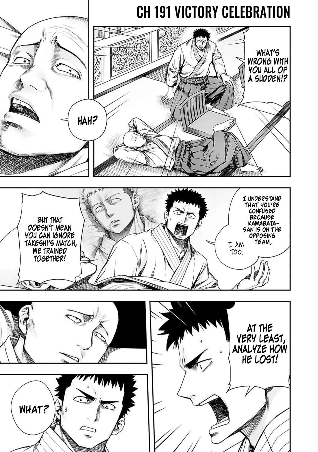 TSUYOSHI Chapter 191 page 1 - Chapter 191: Victory Celebration