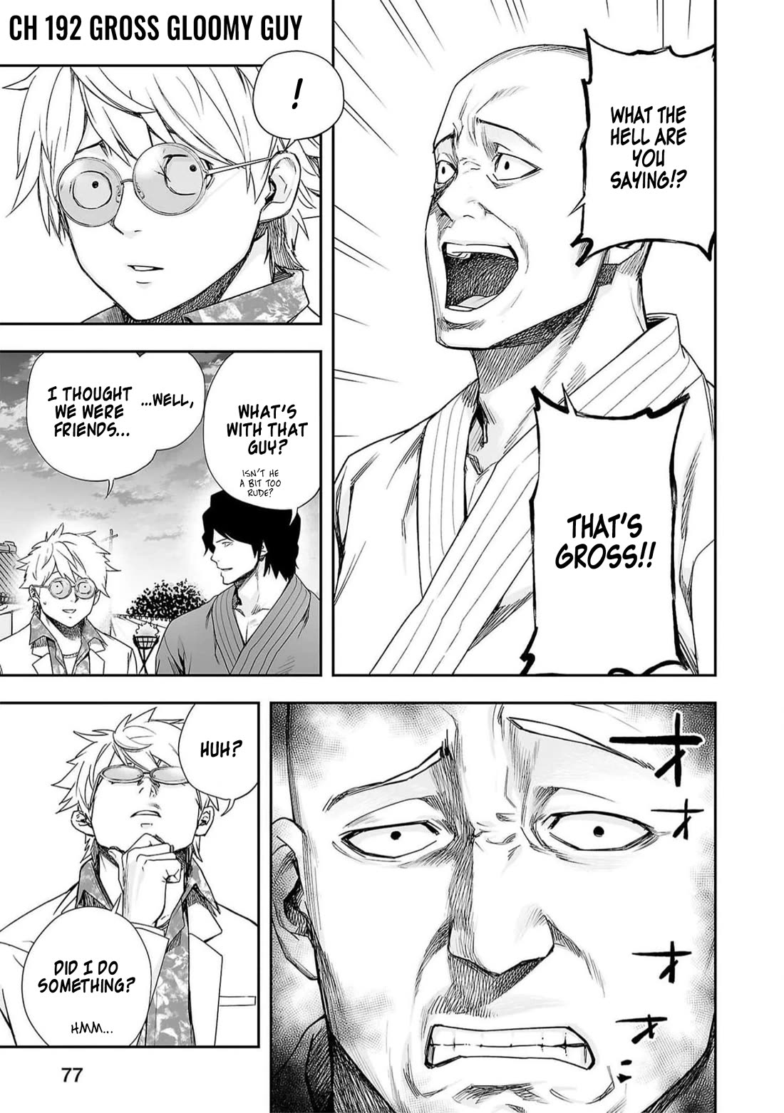 TSUYOSHI Chapter 192 page 1 - Chapter 192: Gross Gloomy Guy