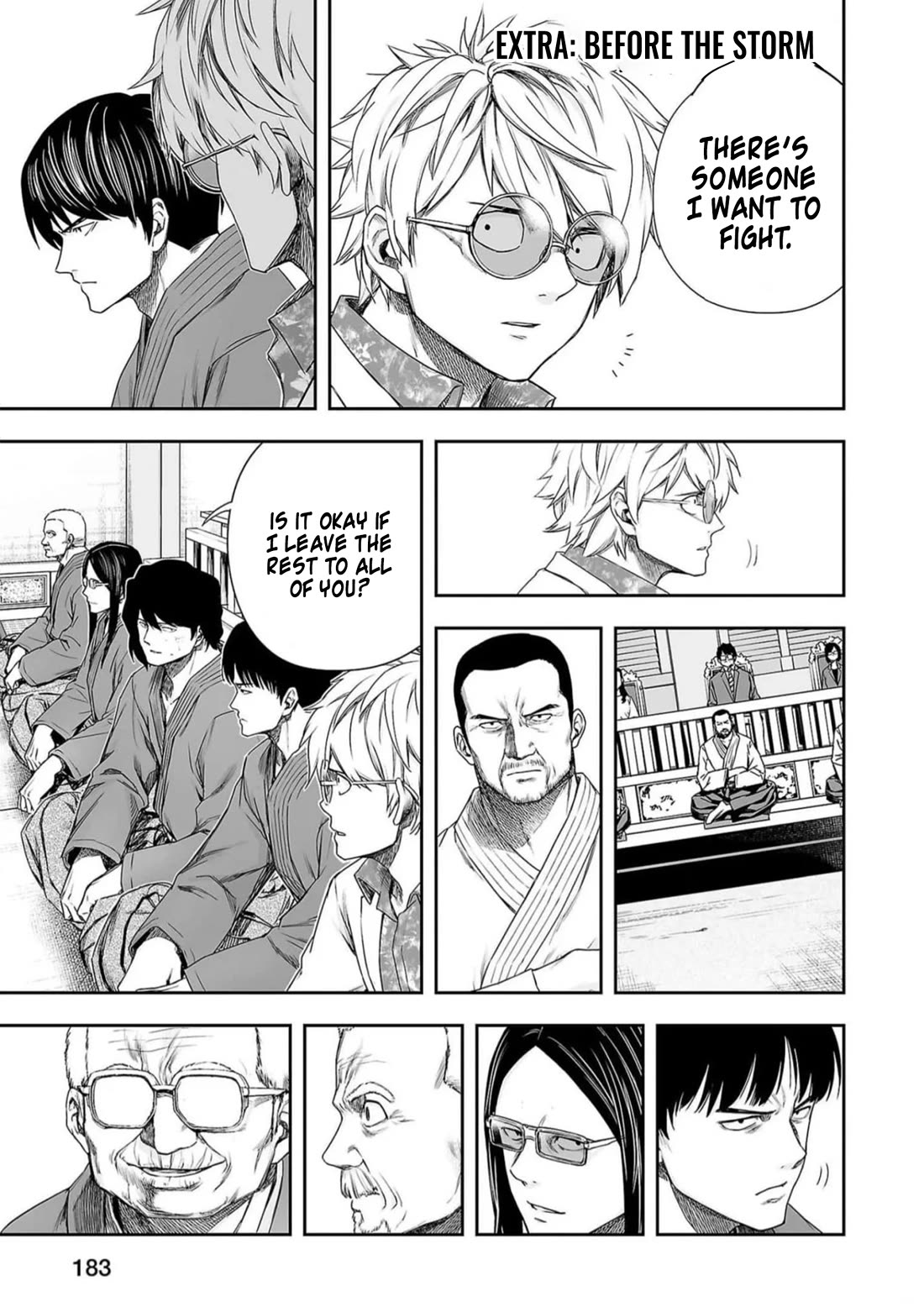TSUYOSHI Chapter 210.5 page 1 - Chapter 210.5: Extra: Before the Storm