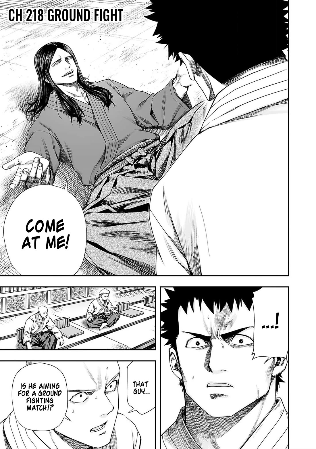 TSUYOSHI Chapter 218 page 1 - Chapter 218: Ground Fight