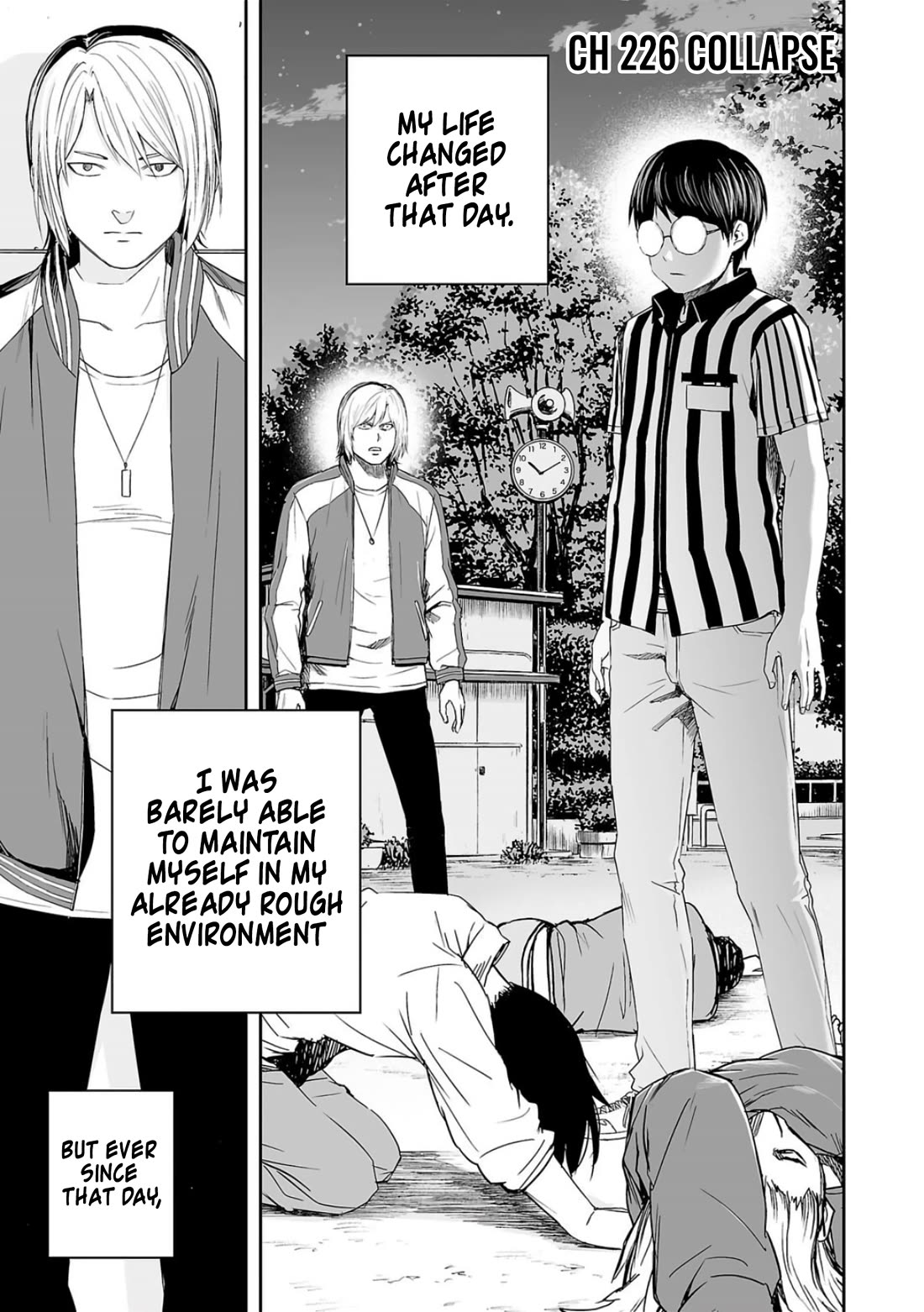 TSUYOSHI Chapter 226 page 1 - Chapter 226: Collapse