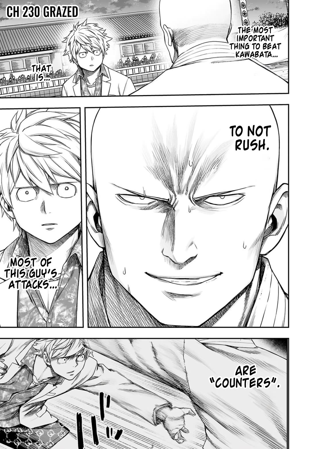 TSUYOSHI Chapter 230 page 3 - Chapter 230: Grazed