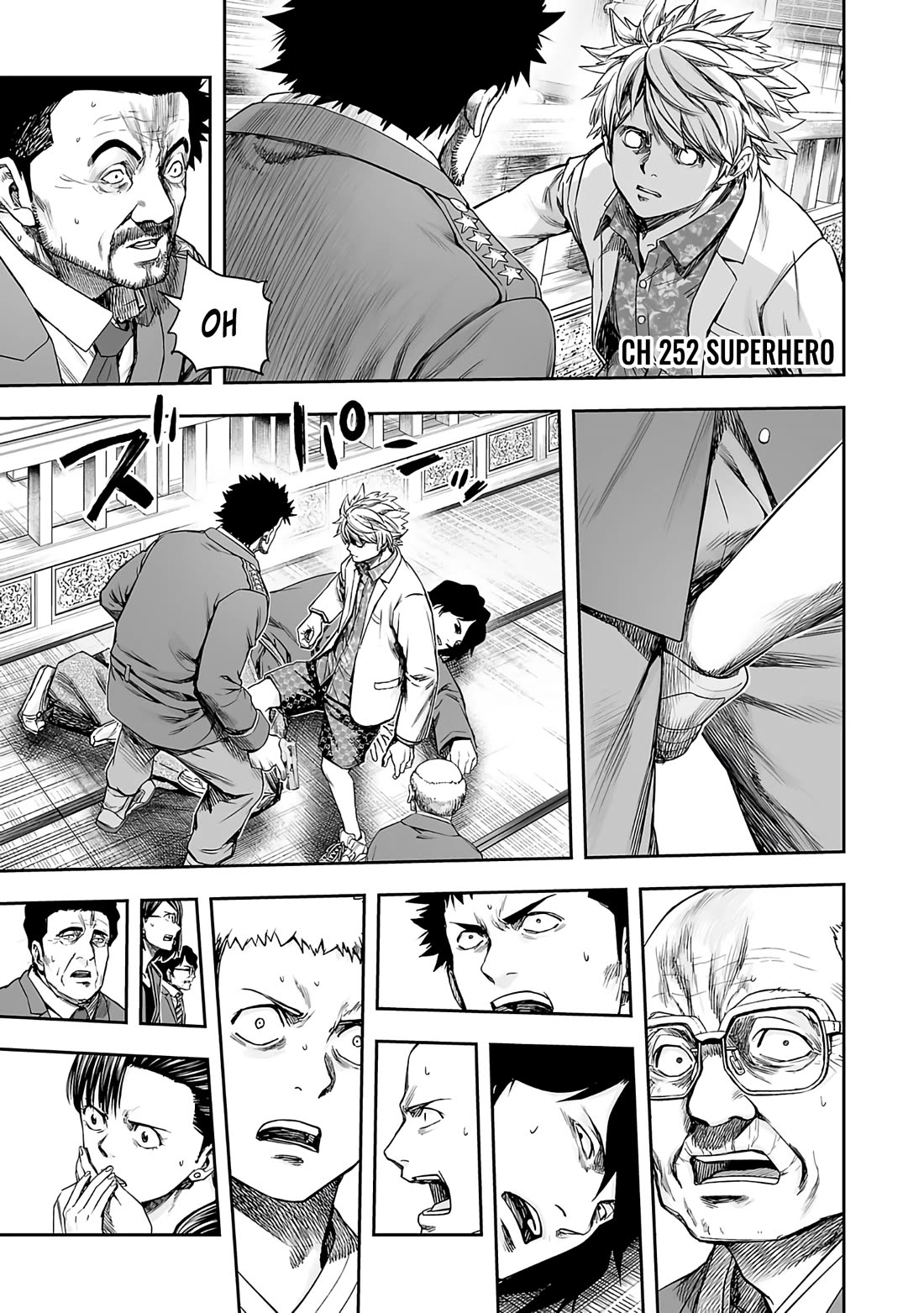 TSUYOSHI Chapter 252 page 1 - Chapter 252: Superhero