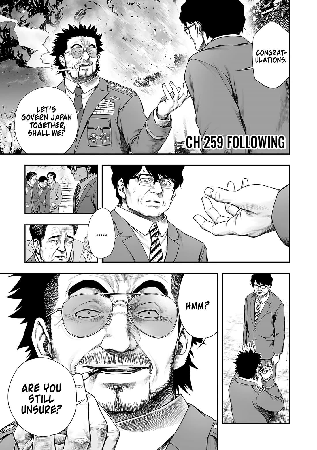 TSUYOSHI Chapter 259 page 1 - Chapter 259: Following